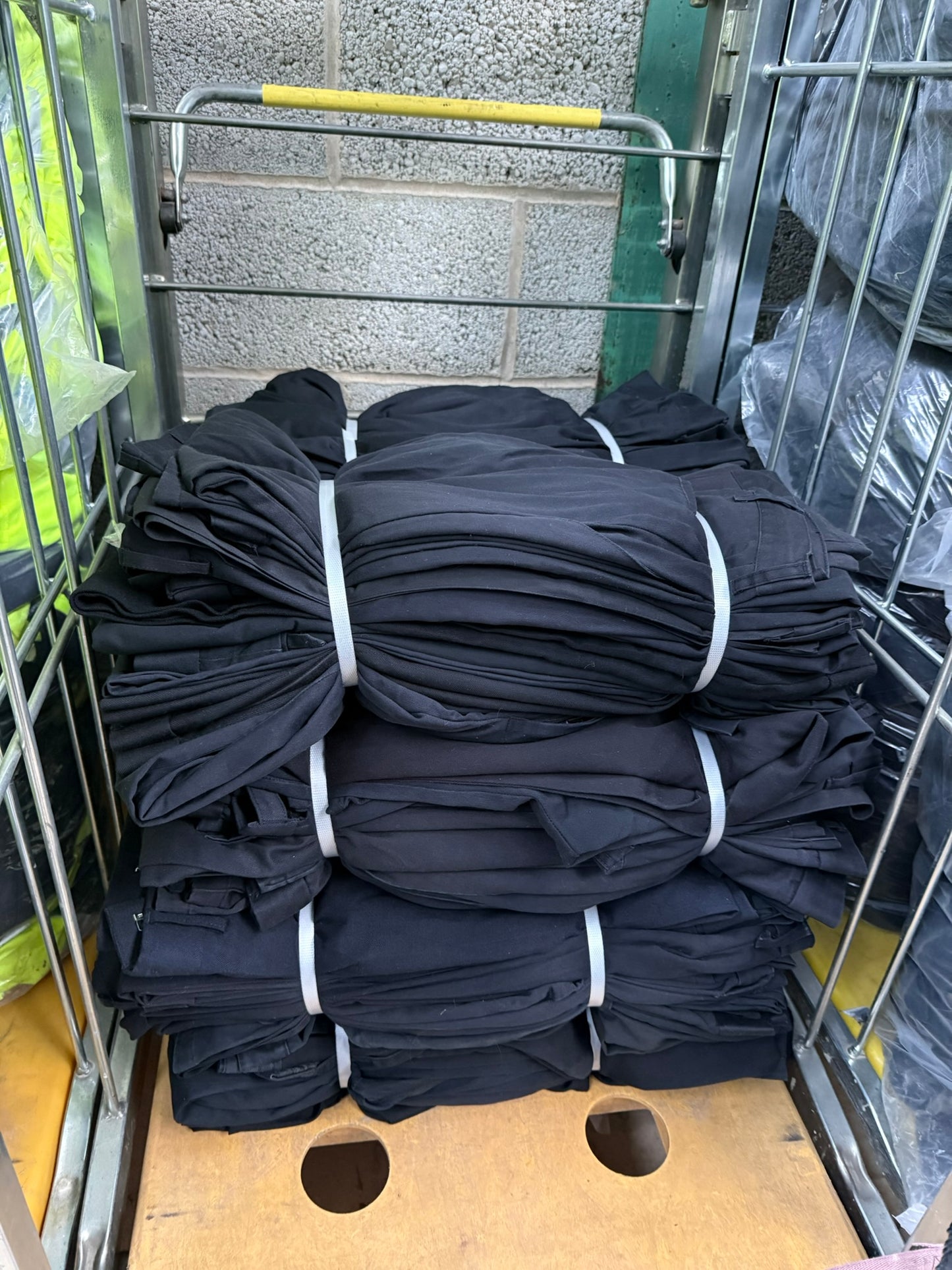 100x Black Trousers Job Lot Police Security Theatre Uniform JOB LOT
