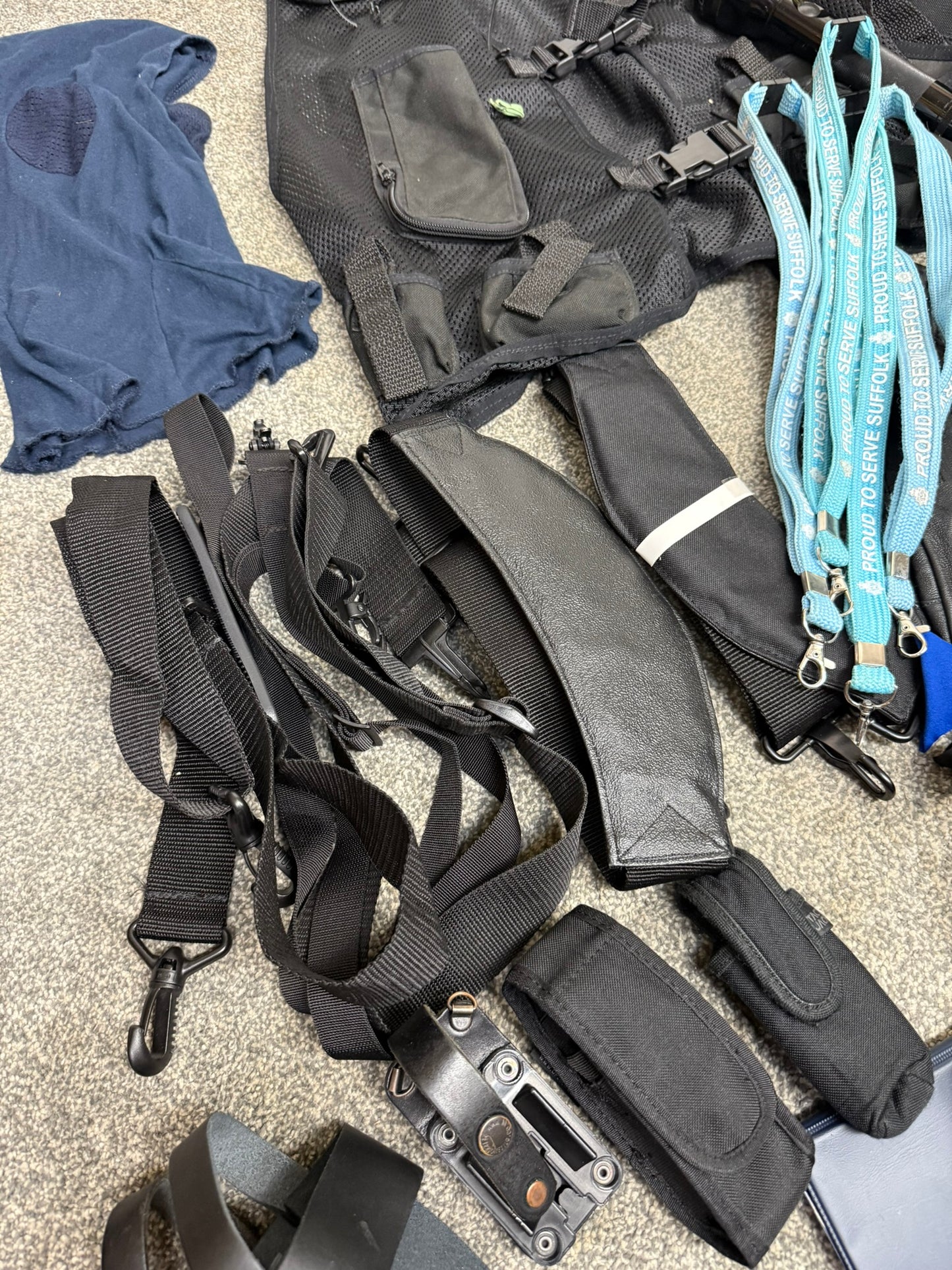 Ex Police Accessory Job Lot Vest Belts Pouches Gloves Maglite Security Lot