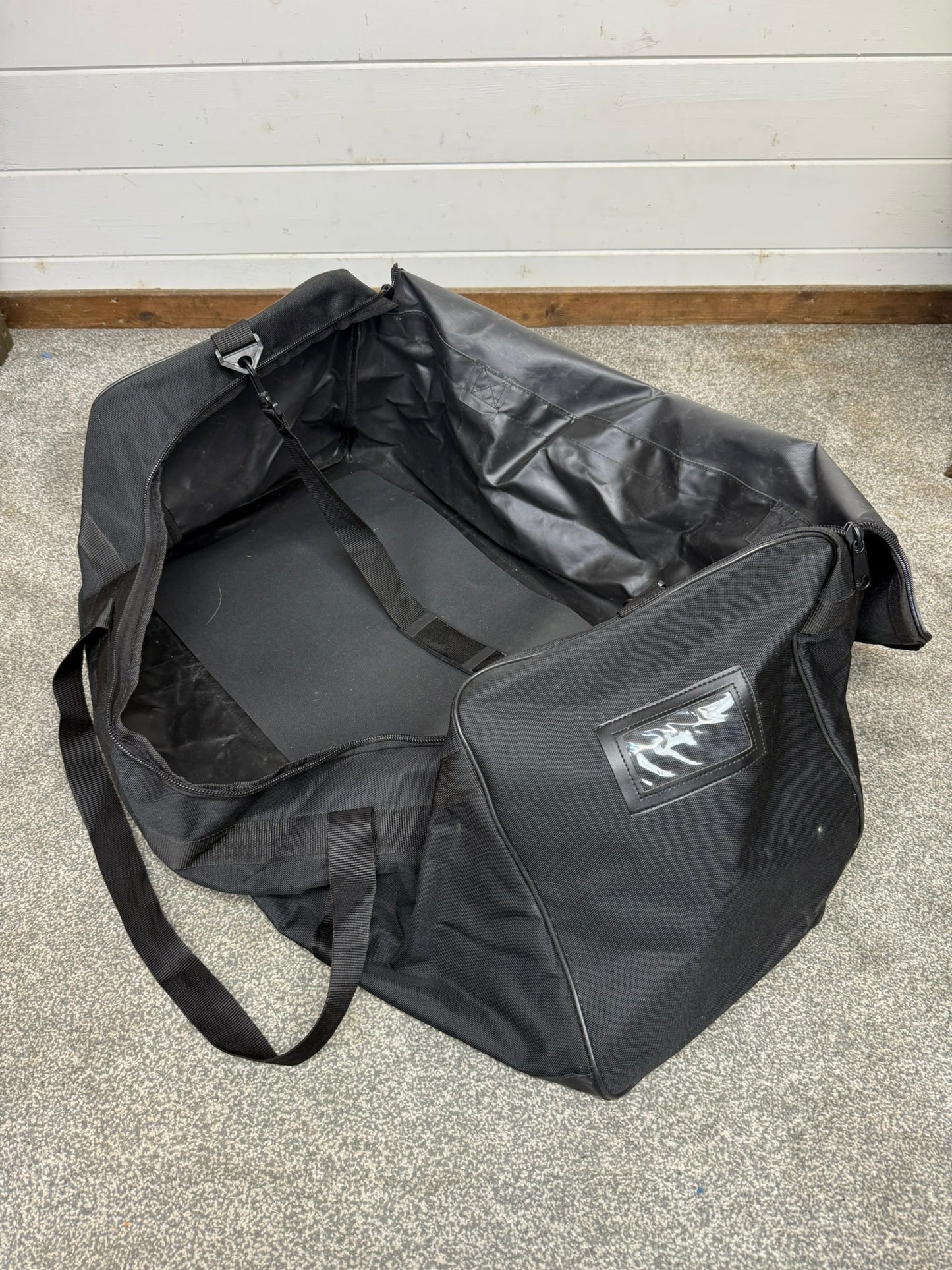 Ex Police Black Holdall Bag Duffle Kit Bag Gym Security Travel