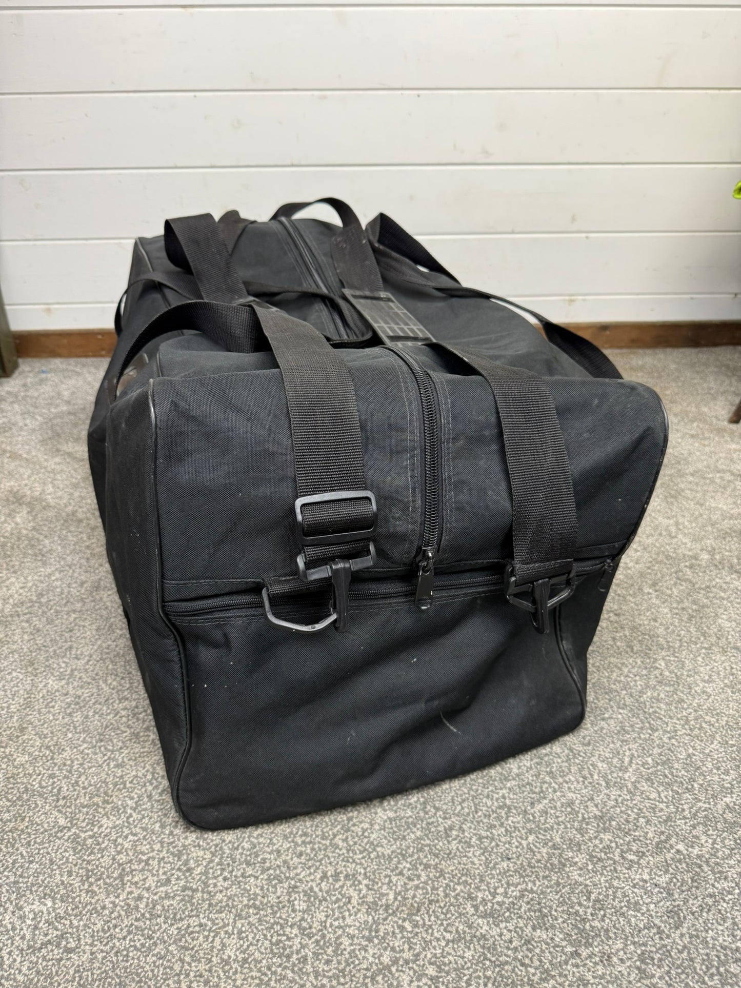 Ex Police Large Black Holdall Bag Duffle Kit Bag Gym Security Travel