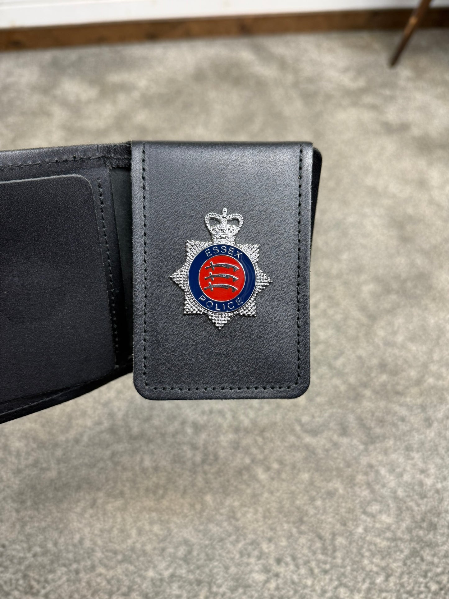 Obsolete Ex Essex Police Warrant Card Leather Holder