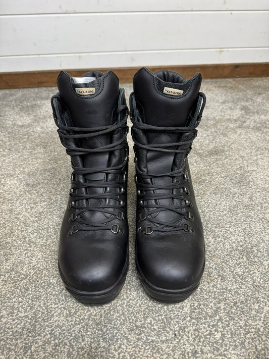 Altberg Peacekeeper P3 VS Black Leather Waterproof Combat Boots Size UK 8
