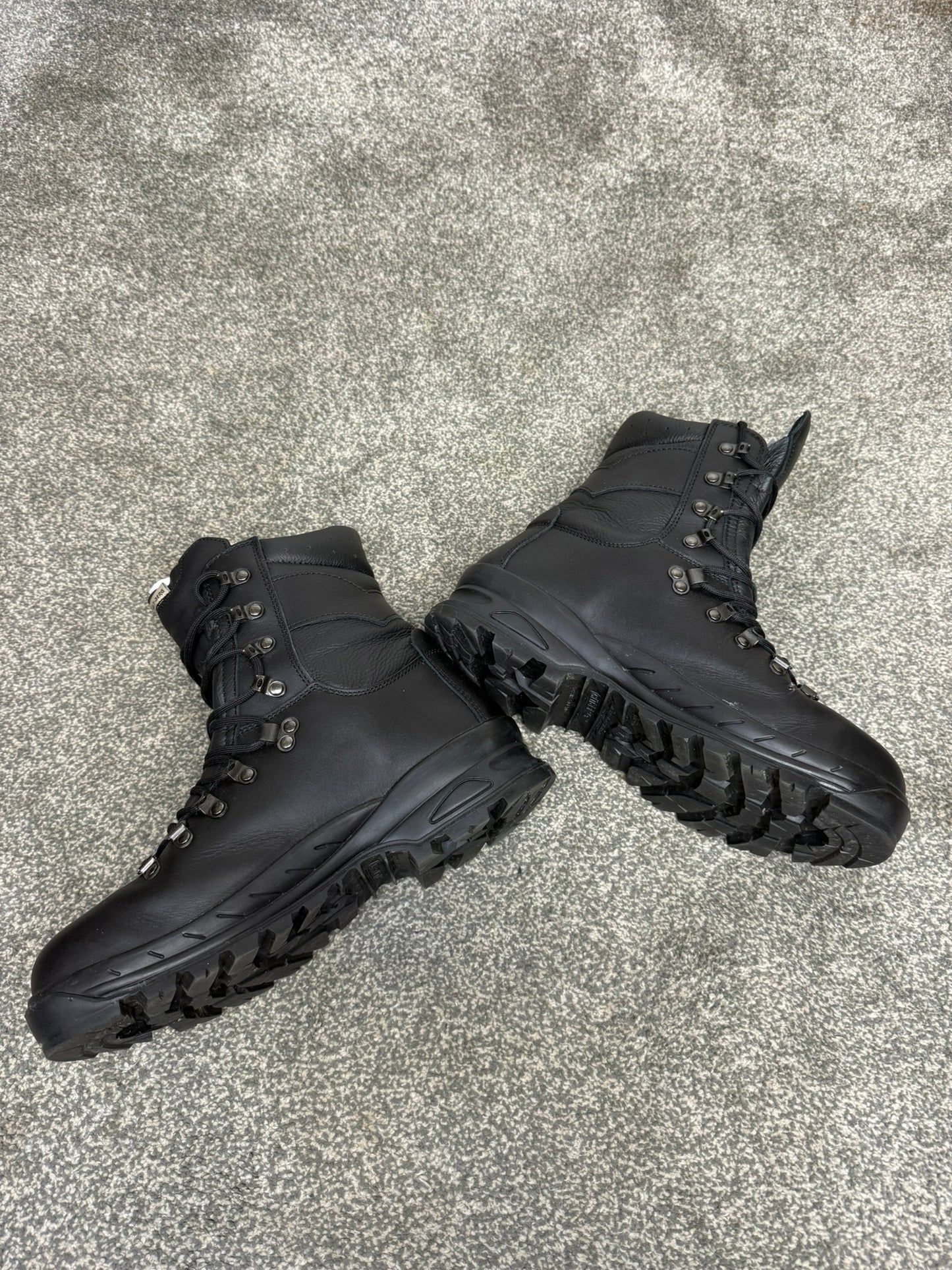 Altberg Peacekeeper P3 VS Black Leather Waterproof Combat Boots Size UK 8