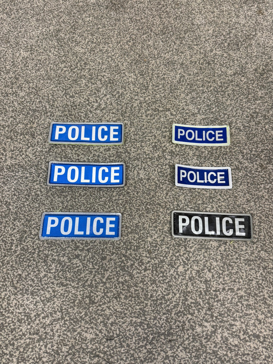 Genuine Ex POLICE Single Badge Film TV Uniform Collector