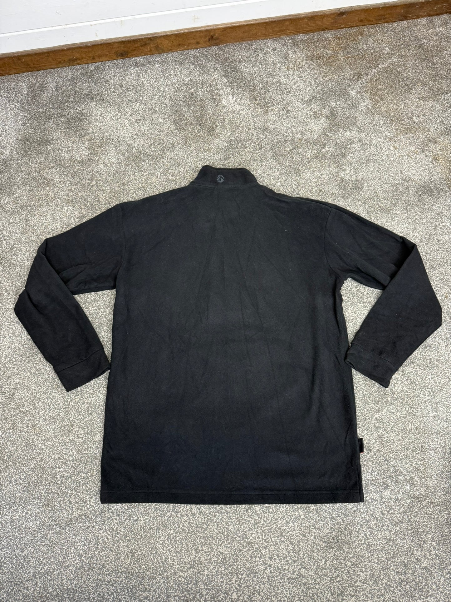 Ex Police Keela Black Micro Fleece Lightweight Hiking Top - Large