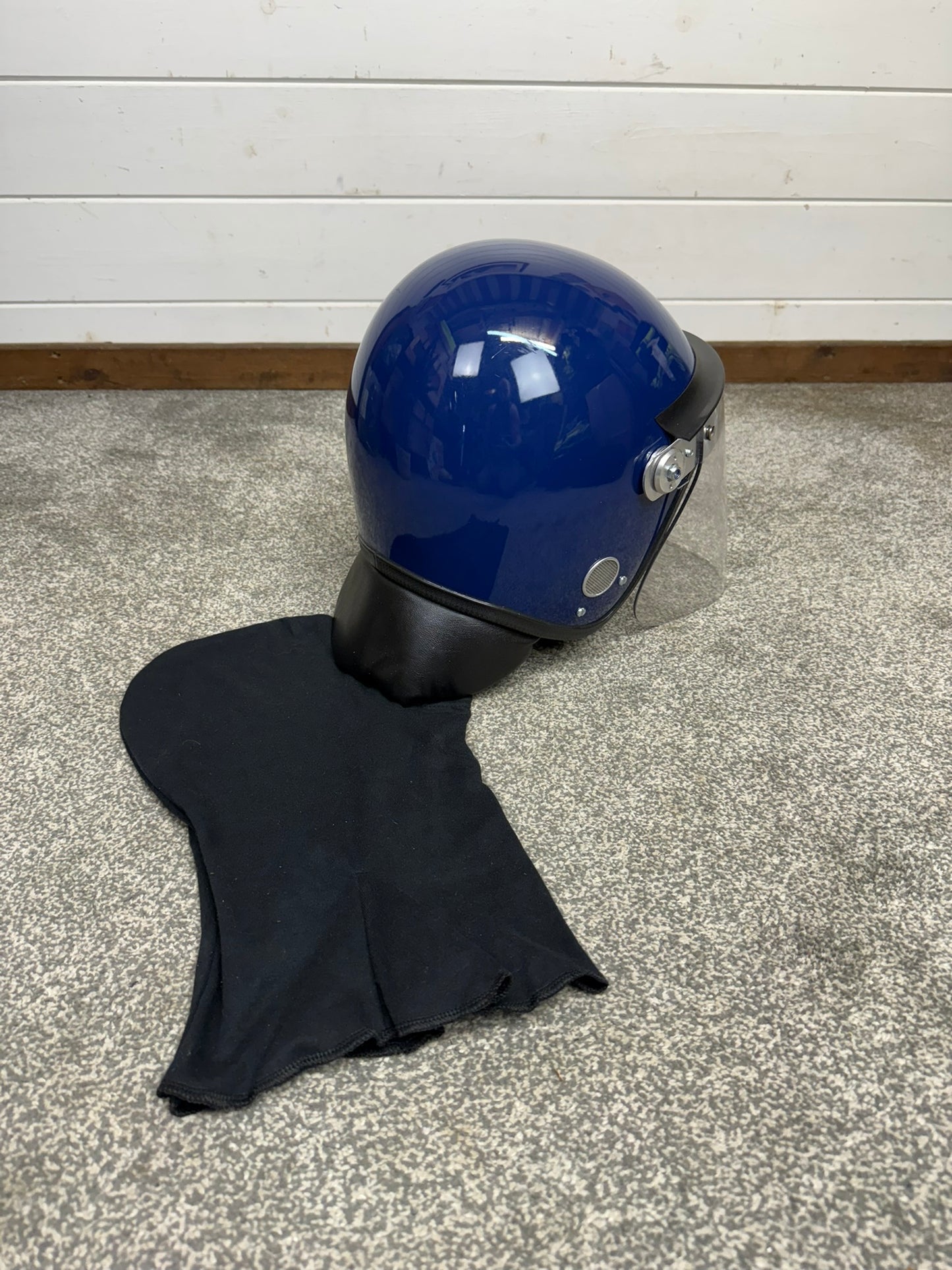Ex Police Riot Helmet Defender 58-59cm Genuine Obsolete Collectable Display Airsoft Paintball