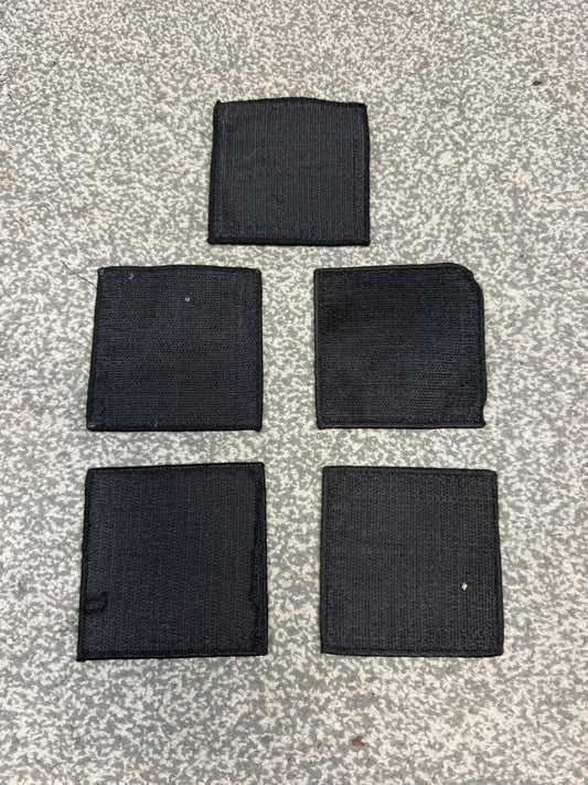 5x Ex Essex Police Square Patches Embroidered Hook & Loop Collector Film / TV Uniform Display