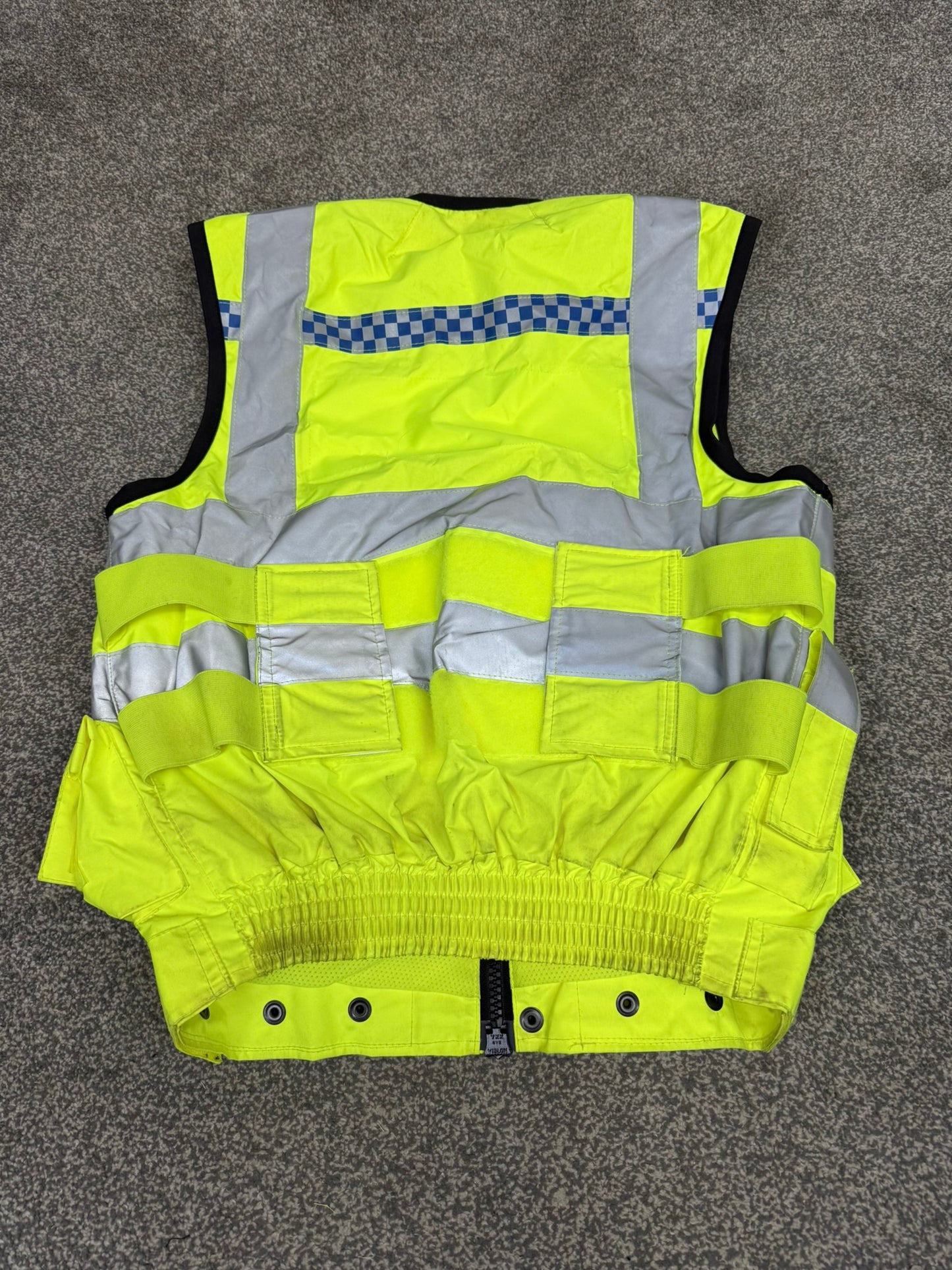 Ex Police Hi Vis Utility Vest Equipment Vest Gilet Yaffy 232 LARGE Patrol Security
