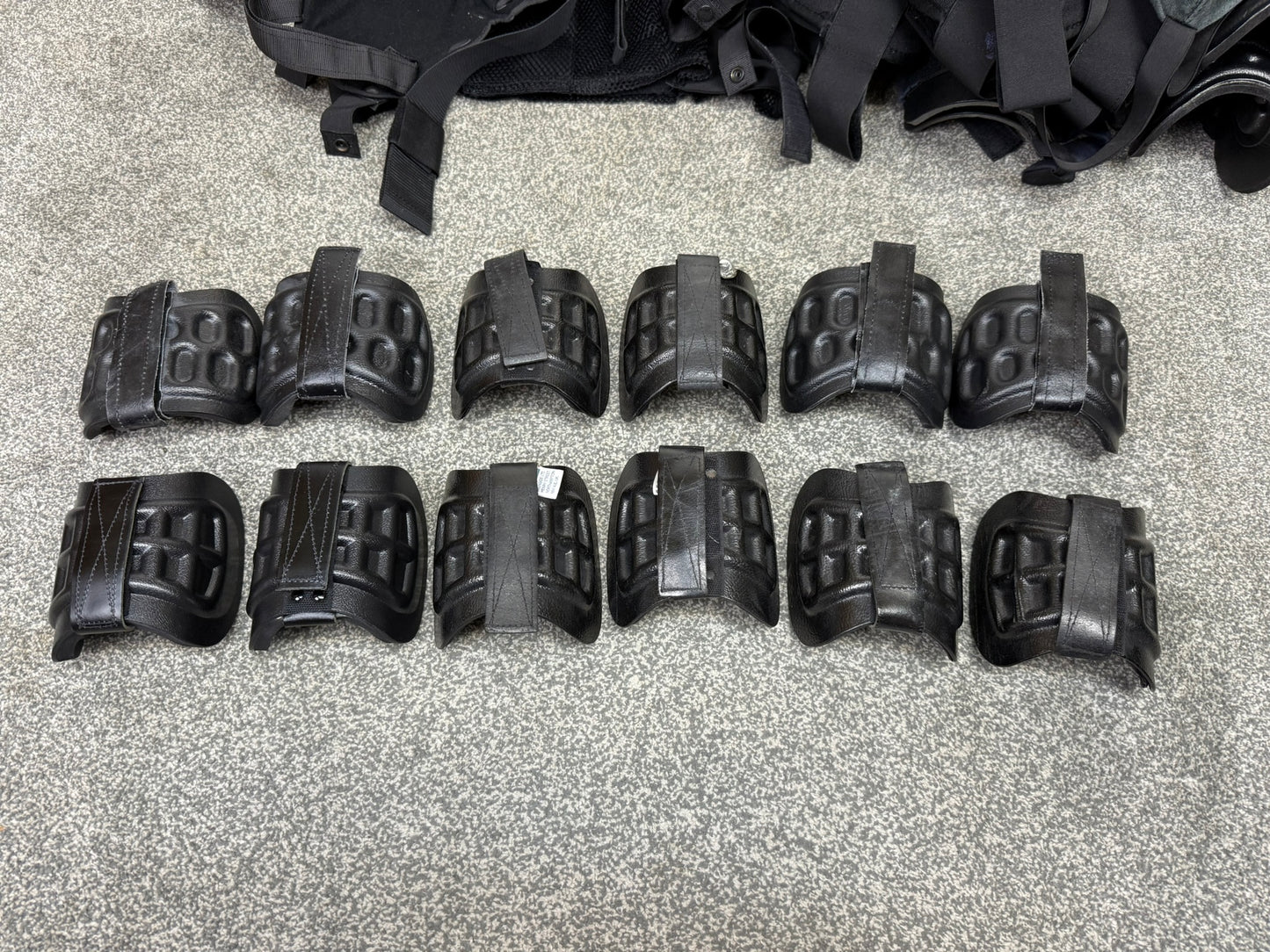 Ex Police Riot Guard Job Lot Shoulder, Arm, Leg, Foot Riot Guards In Pairs