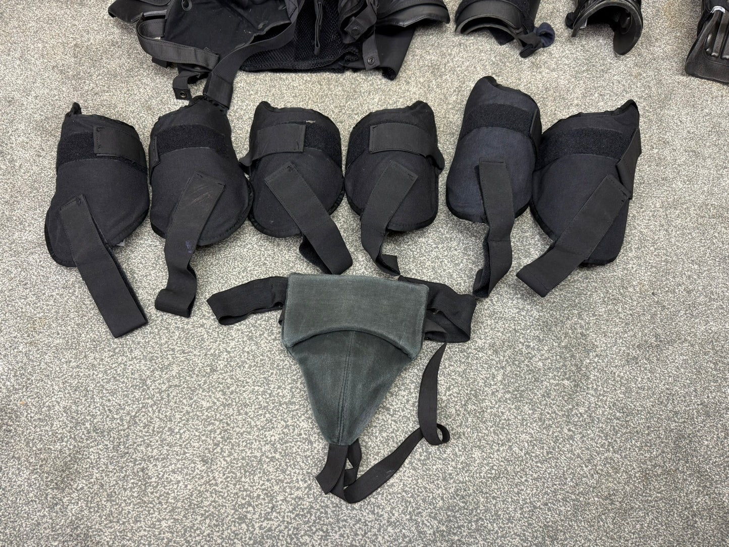 Ex Police Riot Guard Job Lot Shoulder, Arm, Leg, Foot Riot Guards In Pairs