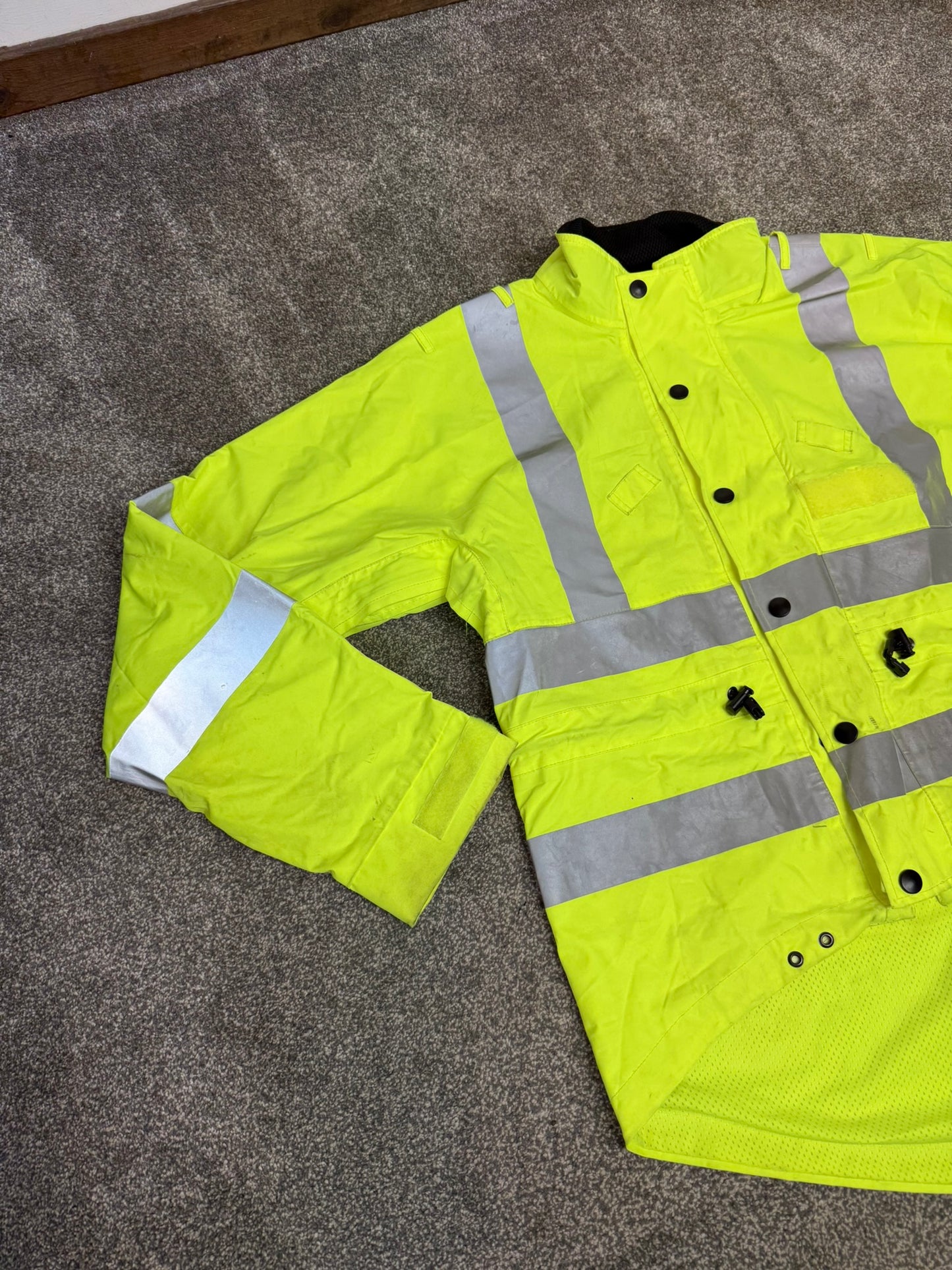 Ex Police Cycling Hi Vis Jacket Cyclist Waterproof Coat Security Events