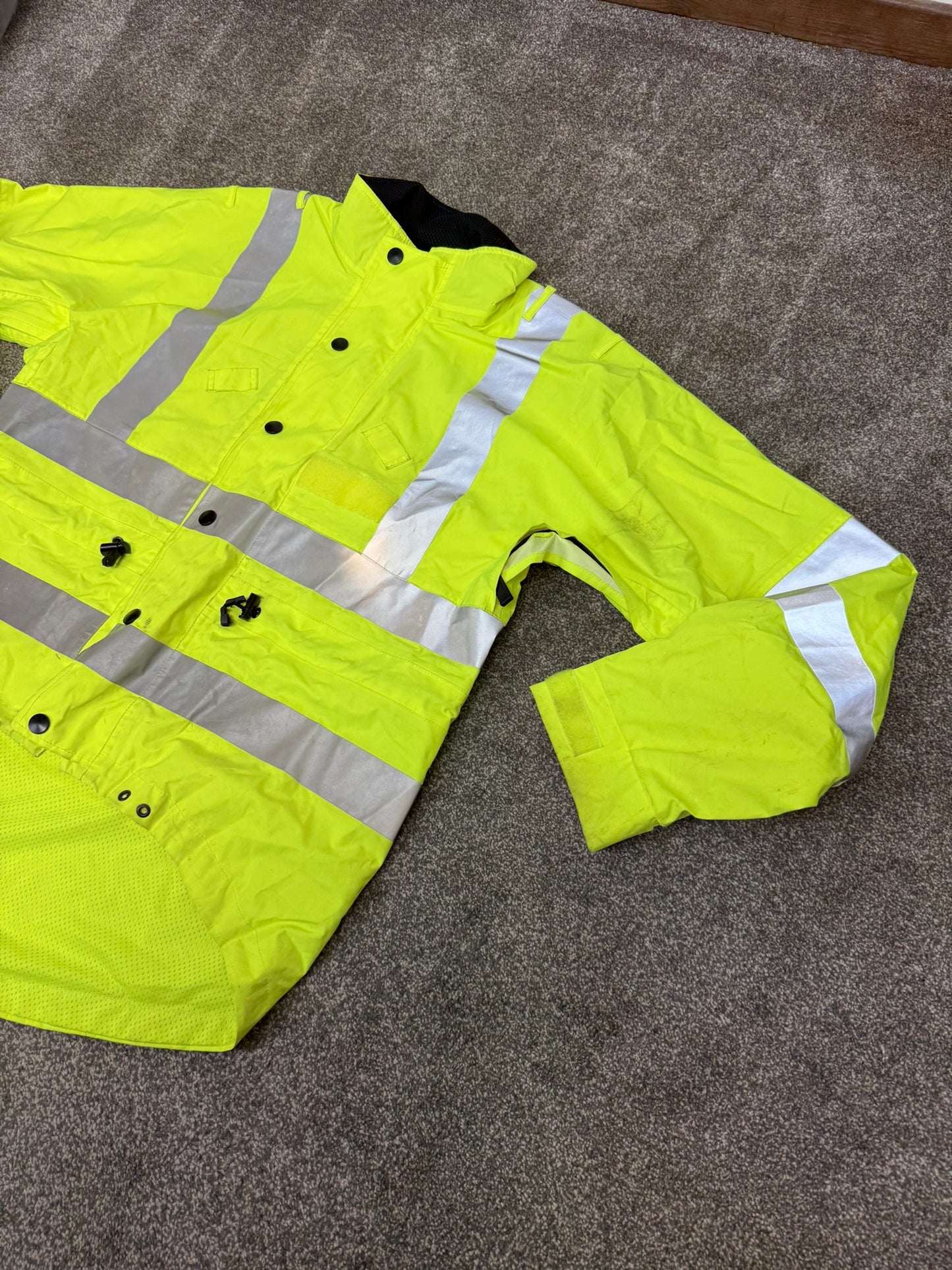 Ex Police Cycling Hi Vis Jacket Cyclist Waterproof Coat Security Events