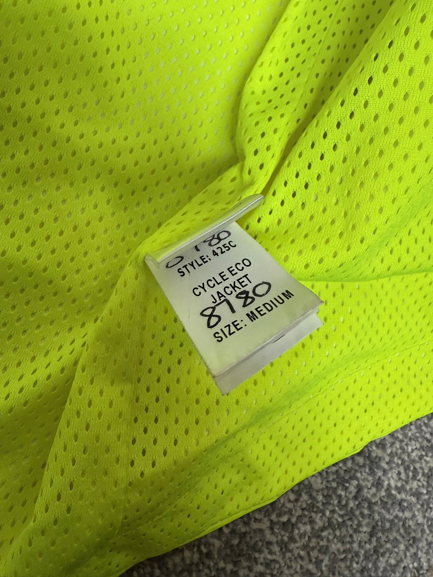 Ex Police Cycling Hi Vis Jacket Cyclist Waterproof Coat Security Events
