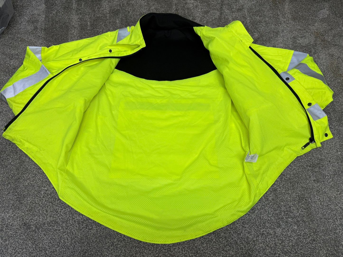Ex Police Cycling Hi Vis Jacket Cyclist Waterproof Coat Security Events