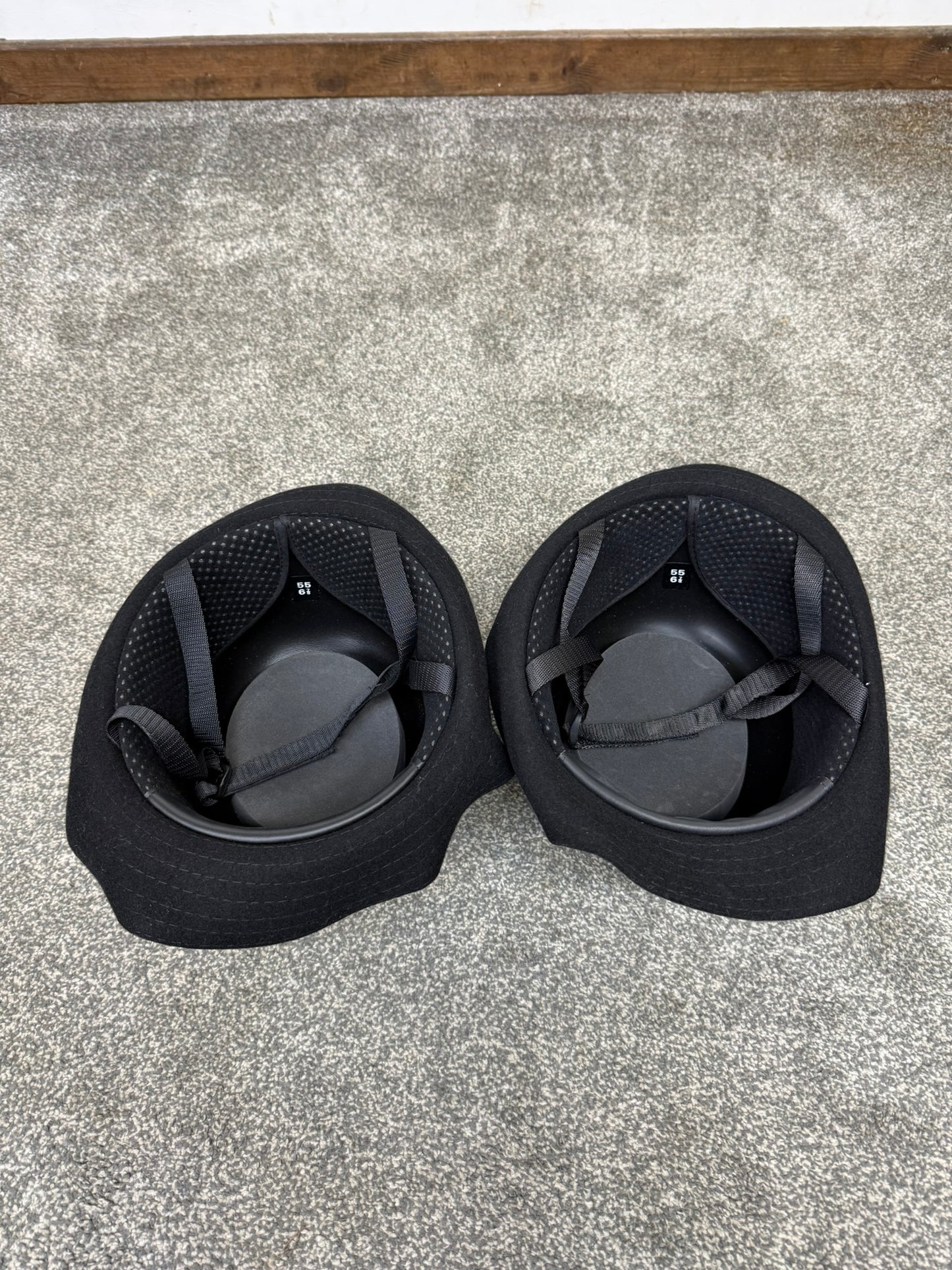 2x Ex WPC Police Bowler Hat With Rank 55cm Film TV Prop Collector Display
