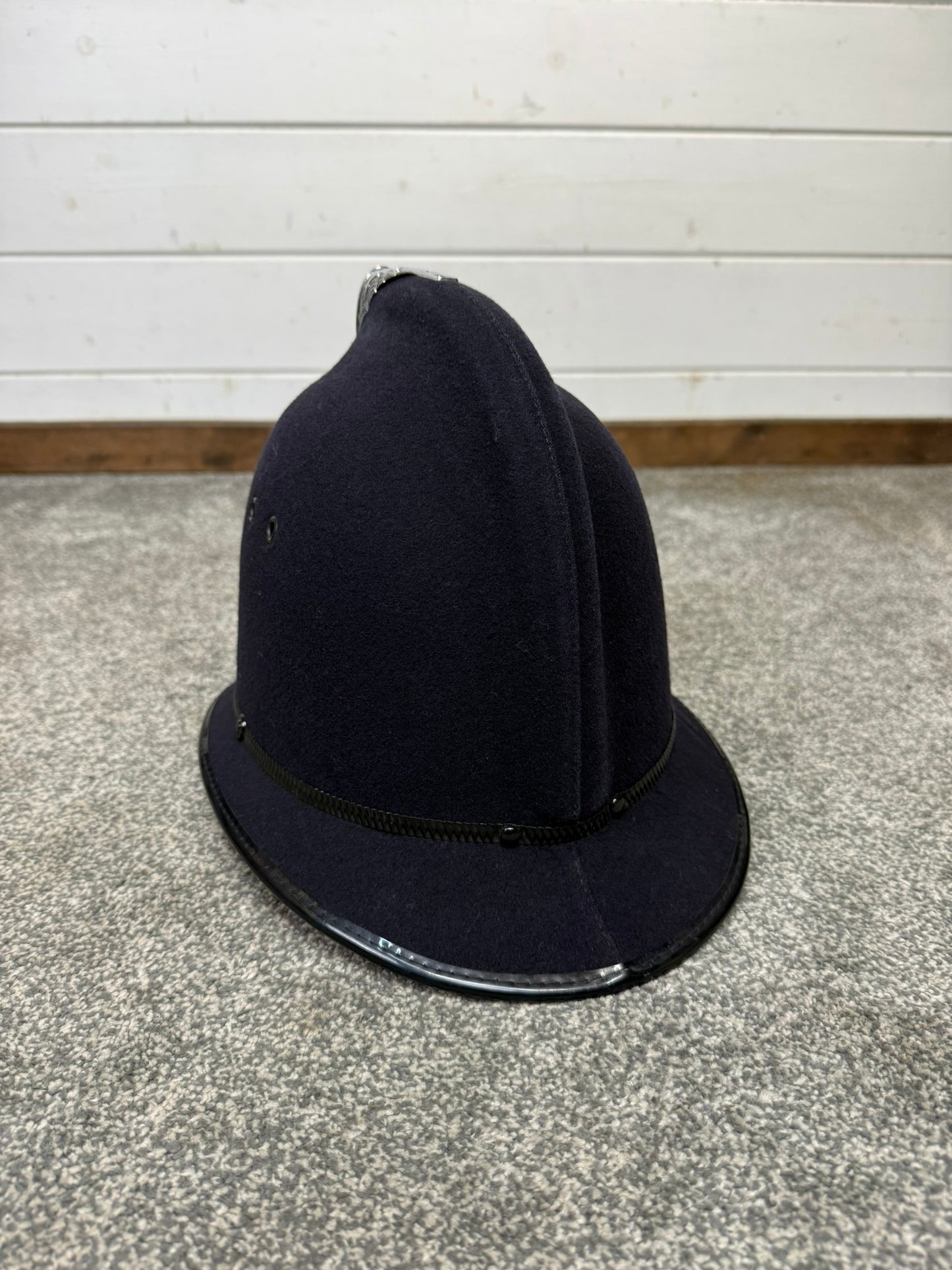 Obsolete Essex Police Bobby Helmet 60cm Coxcomb Hat Collector Memorabilia