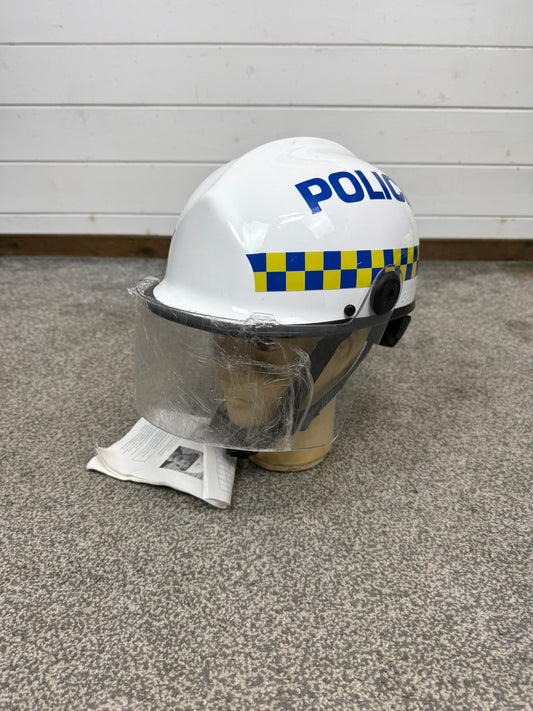 Ex Police Rescue Helmet Kevlar Pacific Helmets Collector Display TV / Film