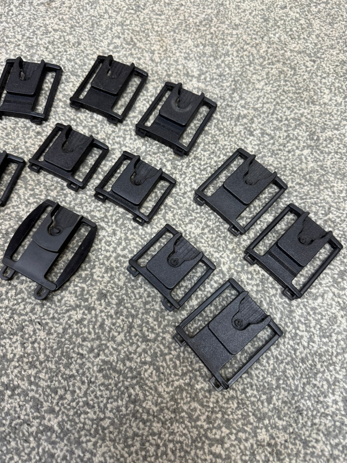 13x Ex Police Klickfast Belt Dock Job Lot Paramedic Security Radio Clip