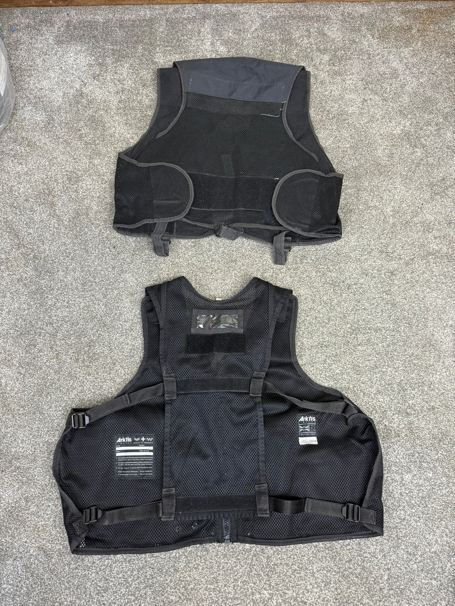 8x Ex Police Utility Tac Vest Job Lot Black & Hi-Vis Security Equipment Patrol