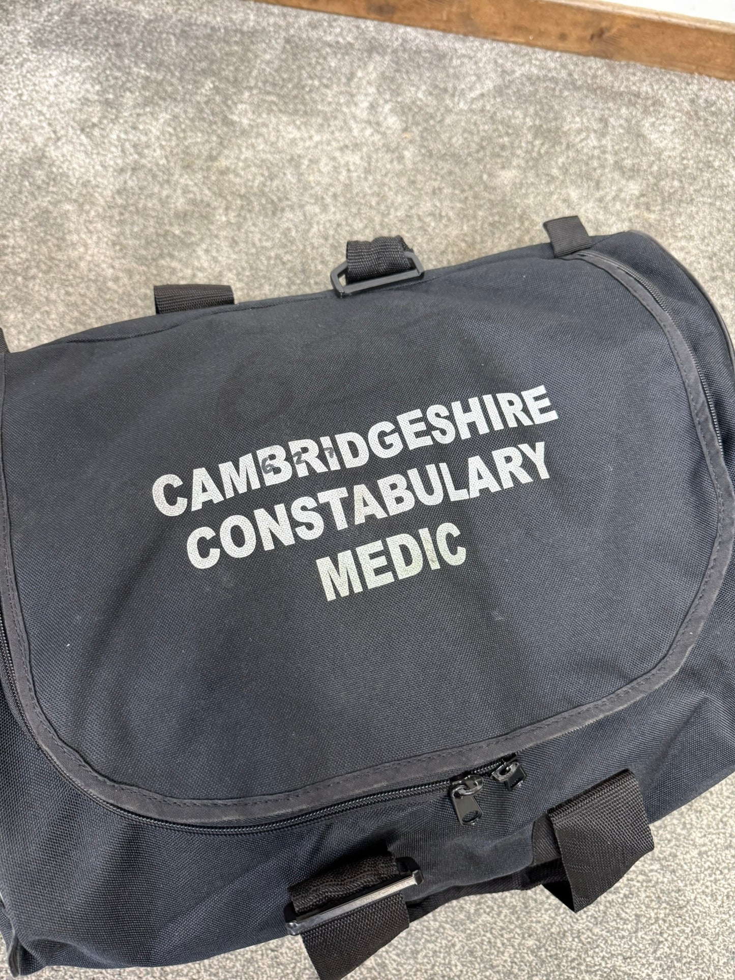 Obsolete Cambridge Constabulary Police Medic Bag Holdall