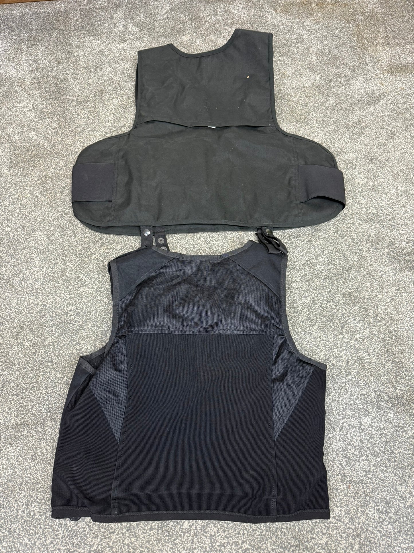 6x Ex Police Body Armour Cover Vest Job Lot Overt & Covert Security Film TV