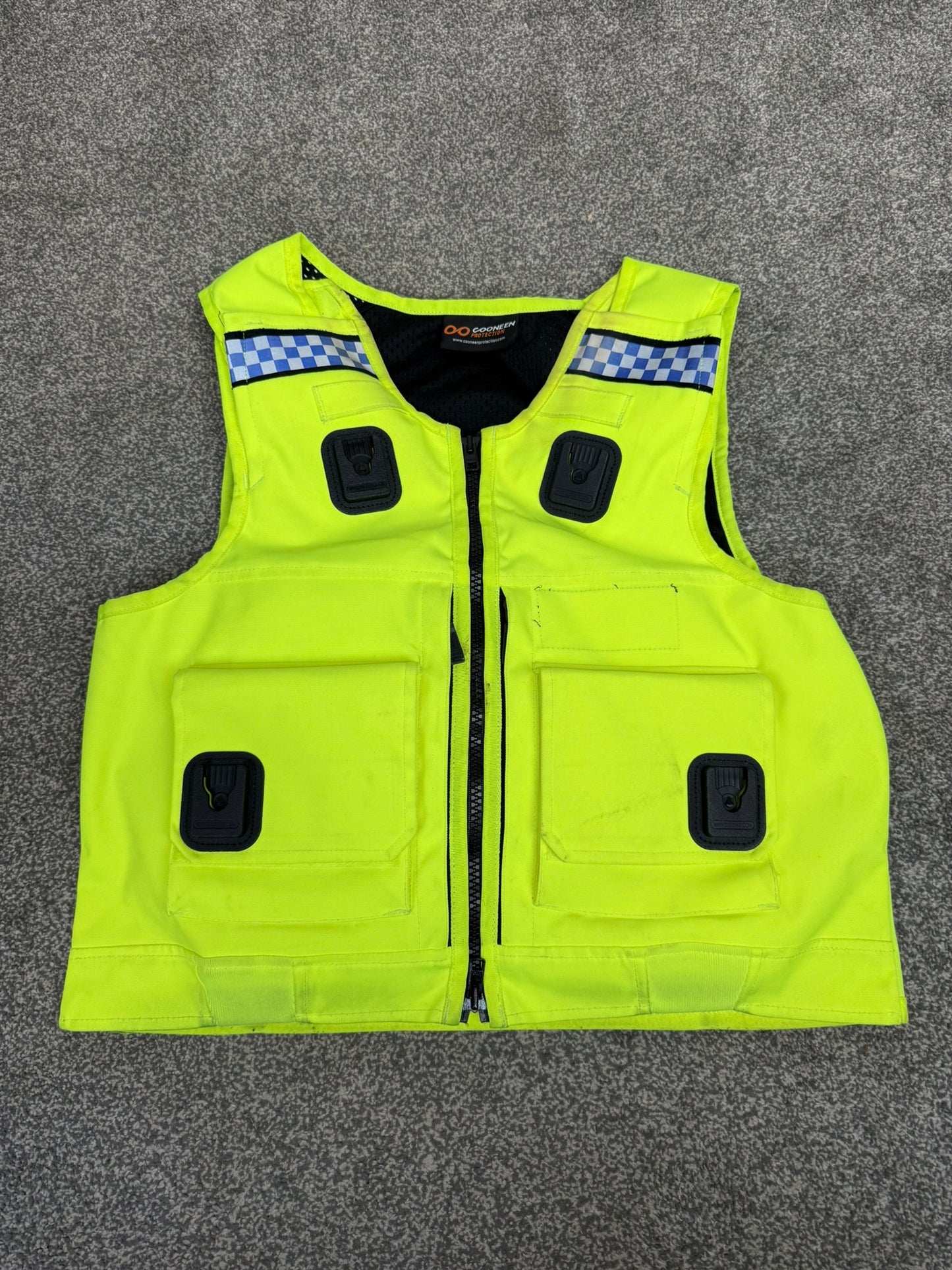 Ex Police Hi Vis Cooneen Body Armour Cover Security Vest Film TV Uniform