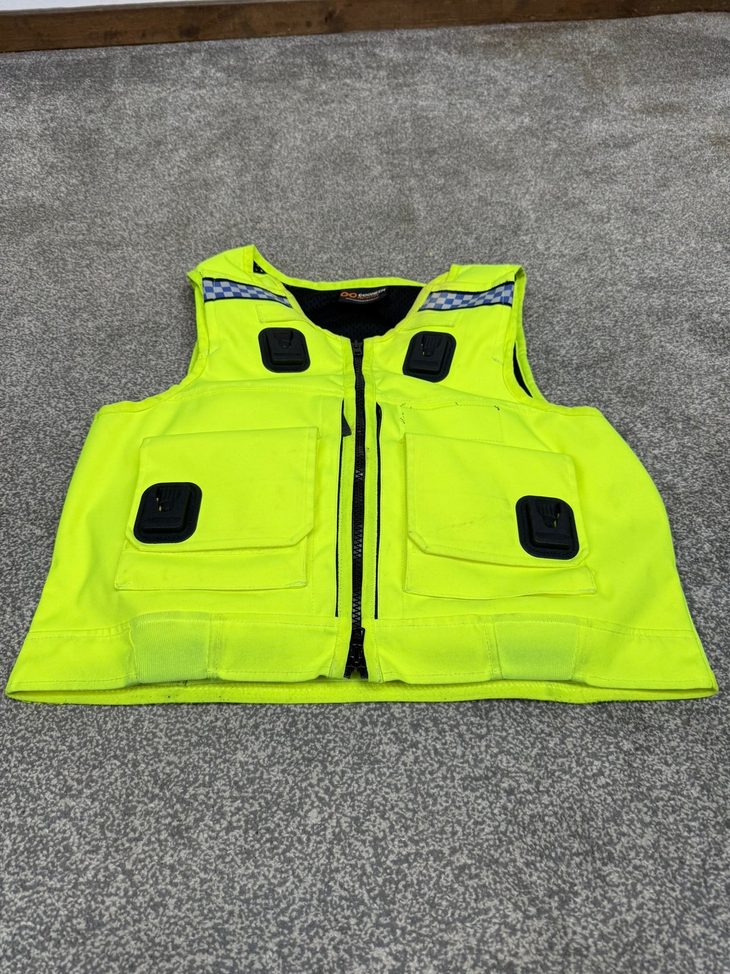 Ex Police Hi Vis Cooneen Body Armour Cover Security Vest Film TV Uniform