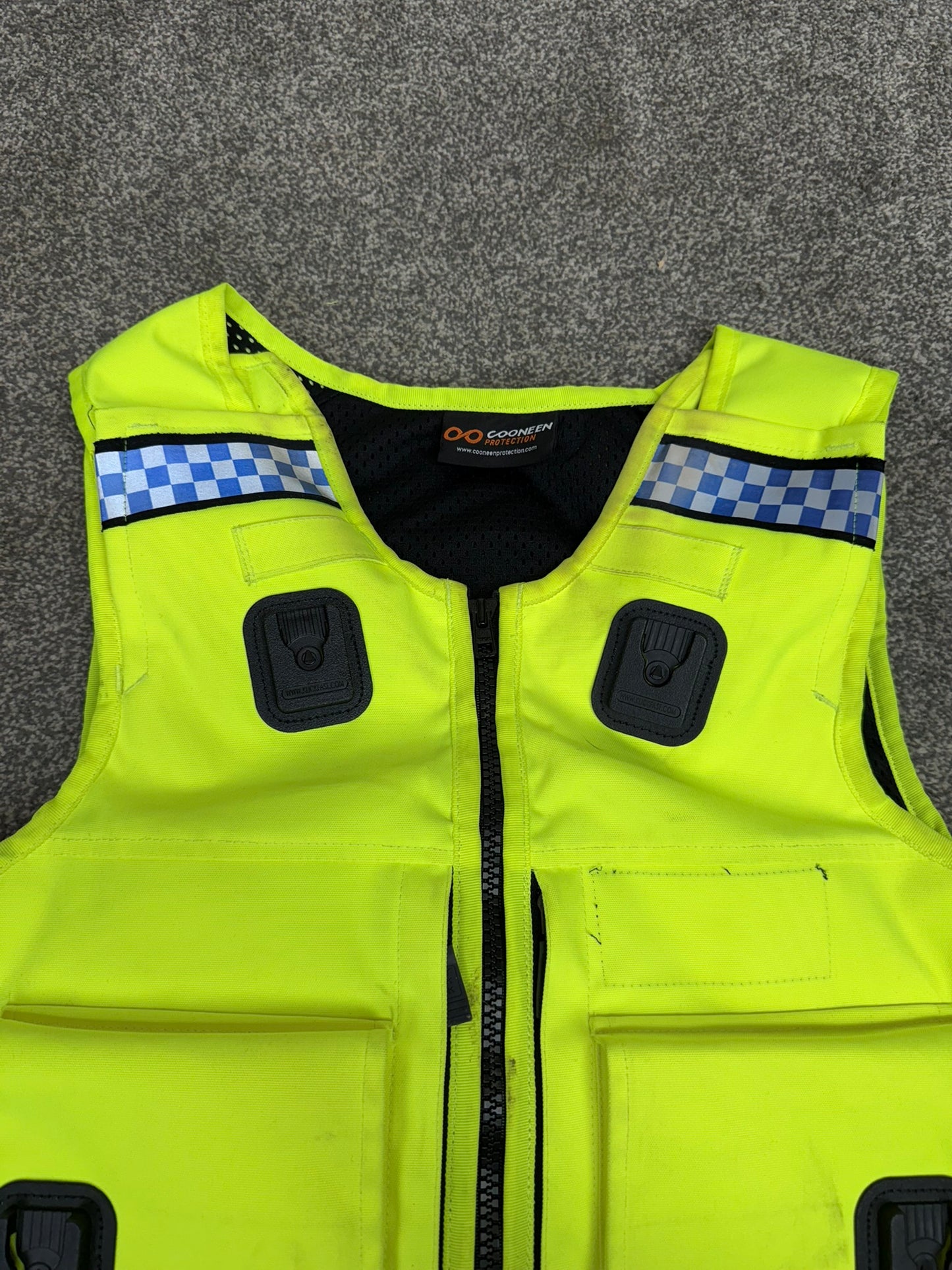 Ex Police Hi Vis Cooneen Body Armour Cover Security Vest Film TV Uniform