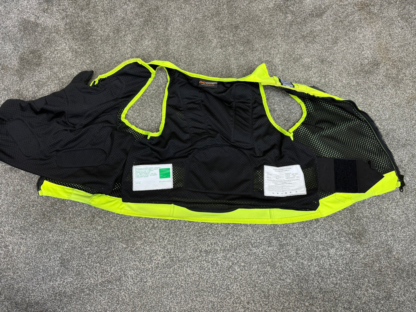 Ex Police Hi Vis Cooneen Body Armour Cover Security Vest Film TV Uniform