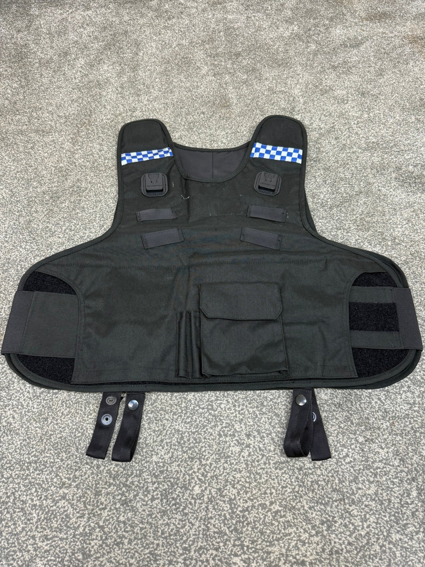 Ex Police Mehler Body Armour Cover Black Security TV Film Uniform