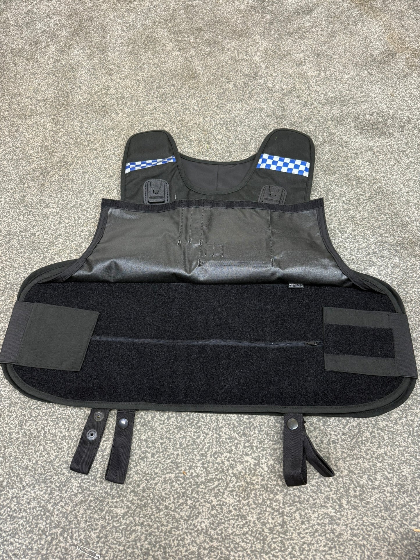 Ex Police Mehler Body Armour Cover Black Security TV Film Uniform