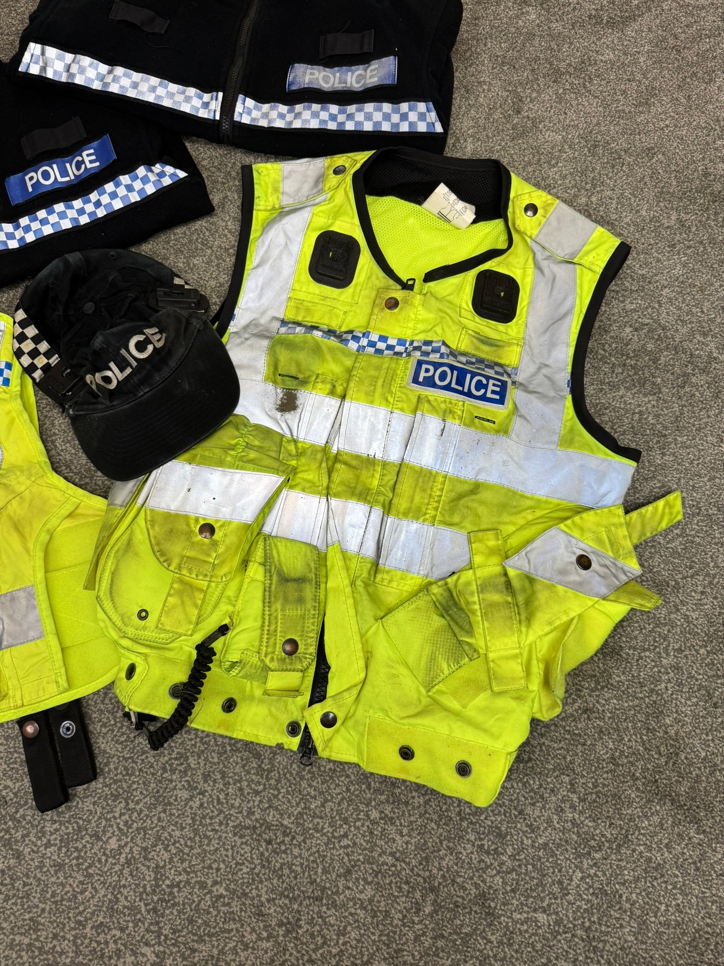 Ex Police Clothing Job Lot Vests & Fleeces Cap - Grade B