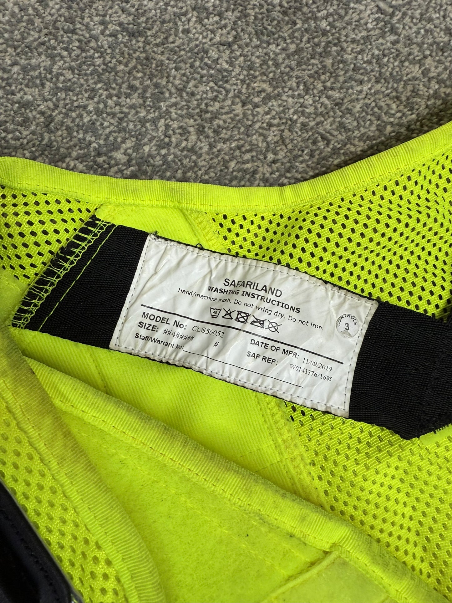 Ex Police Hi Vis Safariland Vest Molle Tactical Utility Security Vest XXL