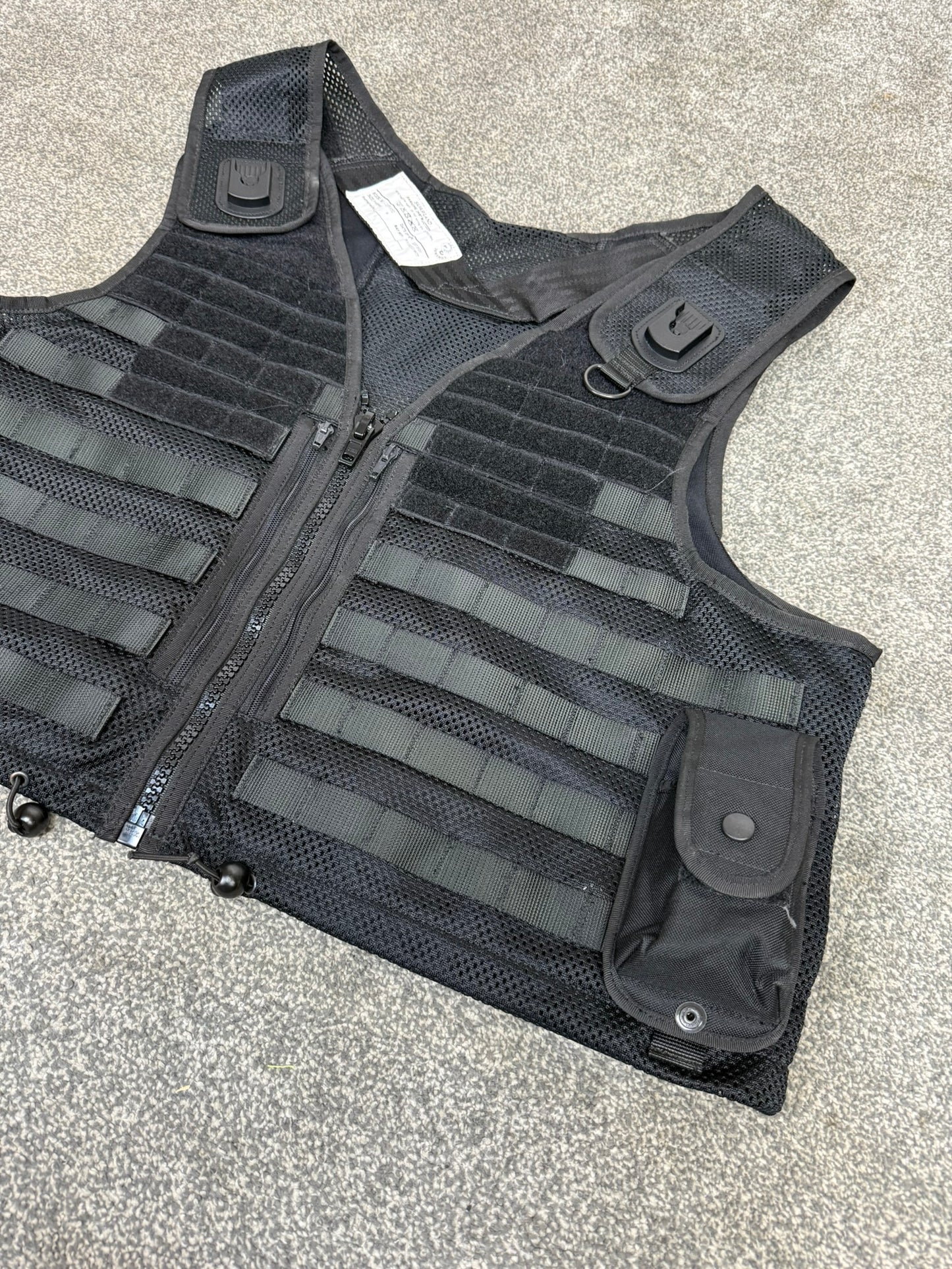 Ex Police Black Safariland Vest Molle Tactical Utility Security Vest XXL