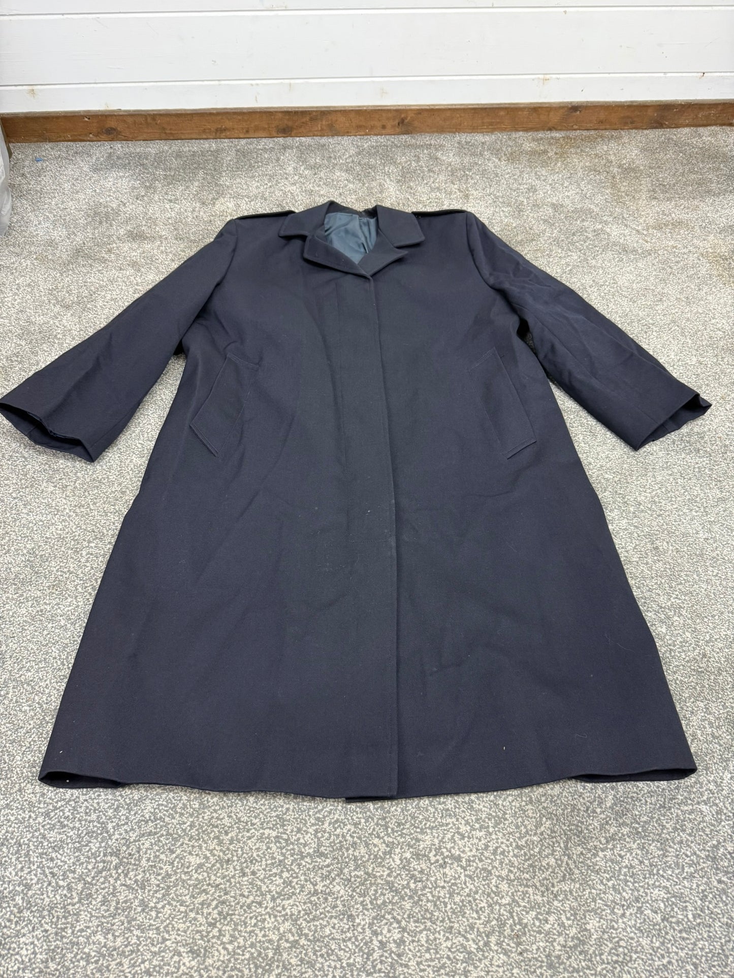 Ex Police Vintage Grantham Weatherwear Overcoat Trenchcoat Long Coat