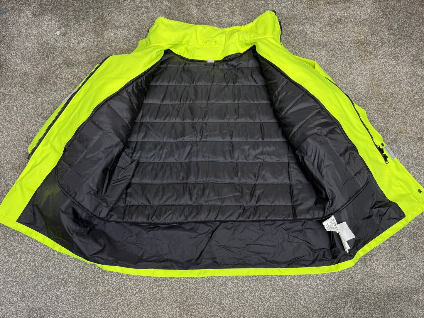 Ex Police Hi Vis Waterproof Jacket Coat With Liner Film TV Uniform Prop - Badged