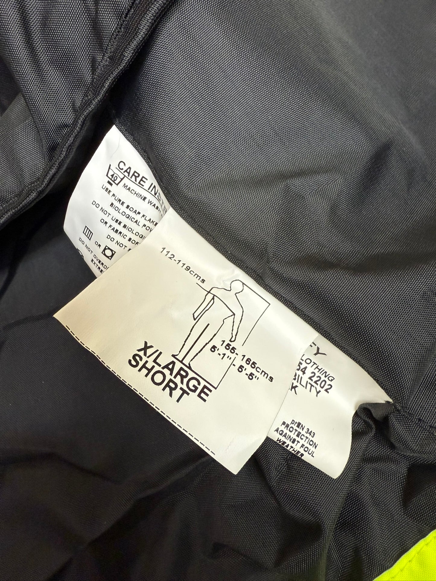 Ex Police Hi Vis Waterproof Jacket Coat With Liner Film TV Uniform Prop - Badged