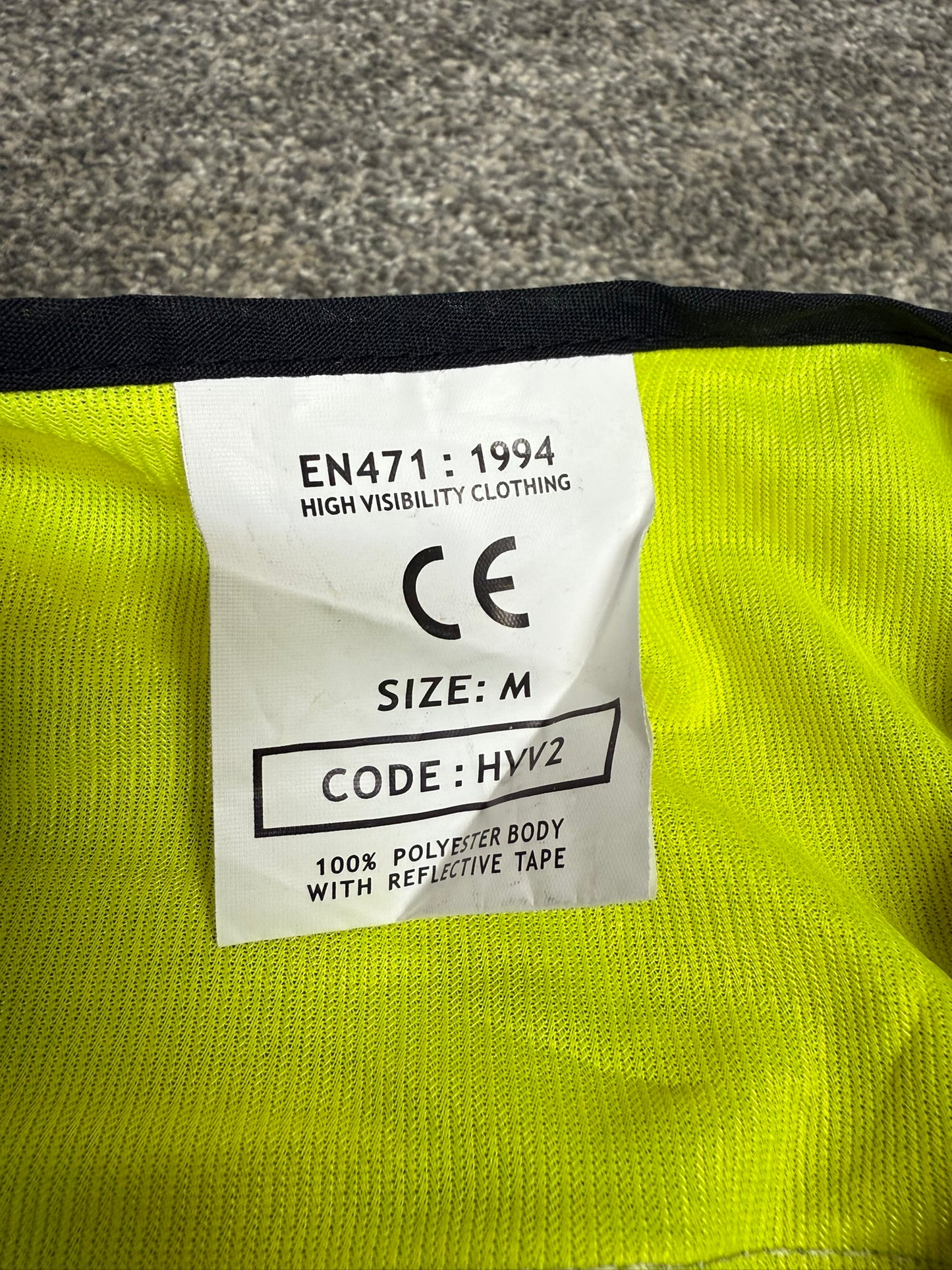 Ex Police SOCO Scene Of Crime Officer Hi Vis Vest - Badged