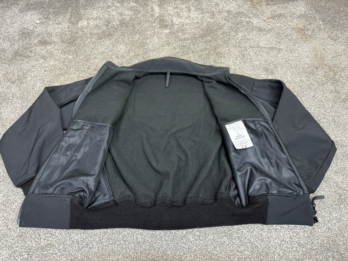 Ex Police Black Soft Shell Fleece Jacket Security Patrol TV Film Model 817