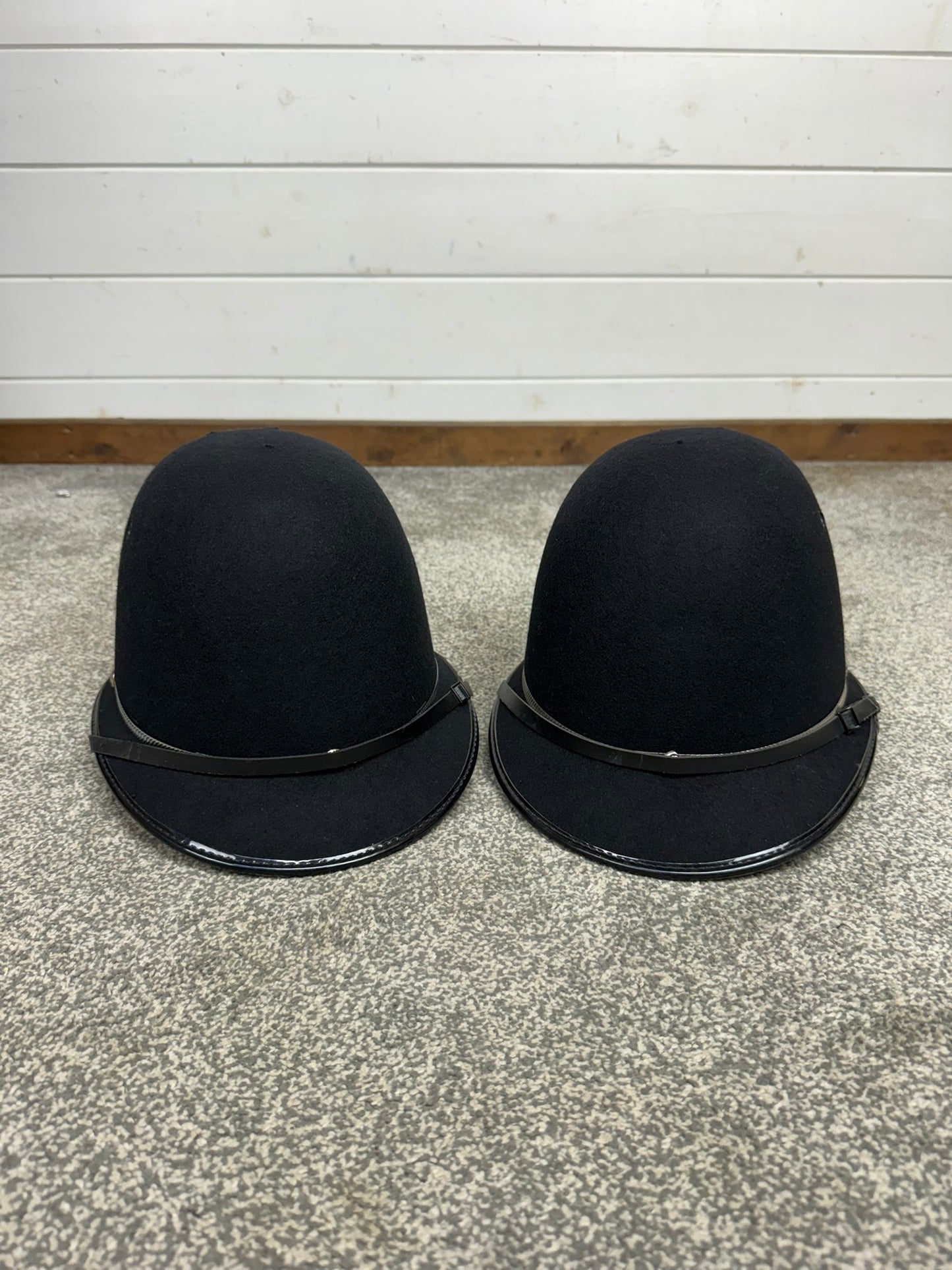 2x Ex Police Custodian Bobby Helmet Job Lot Rose Top Helmet