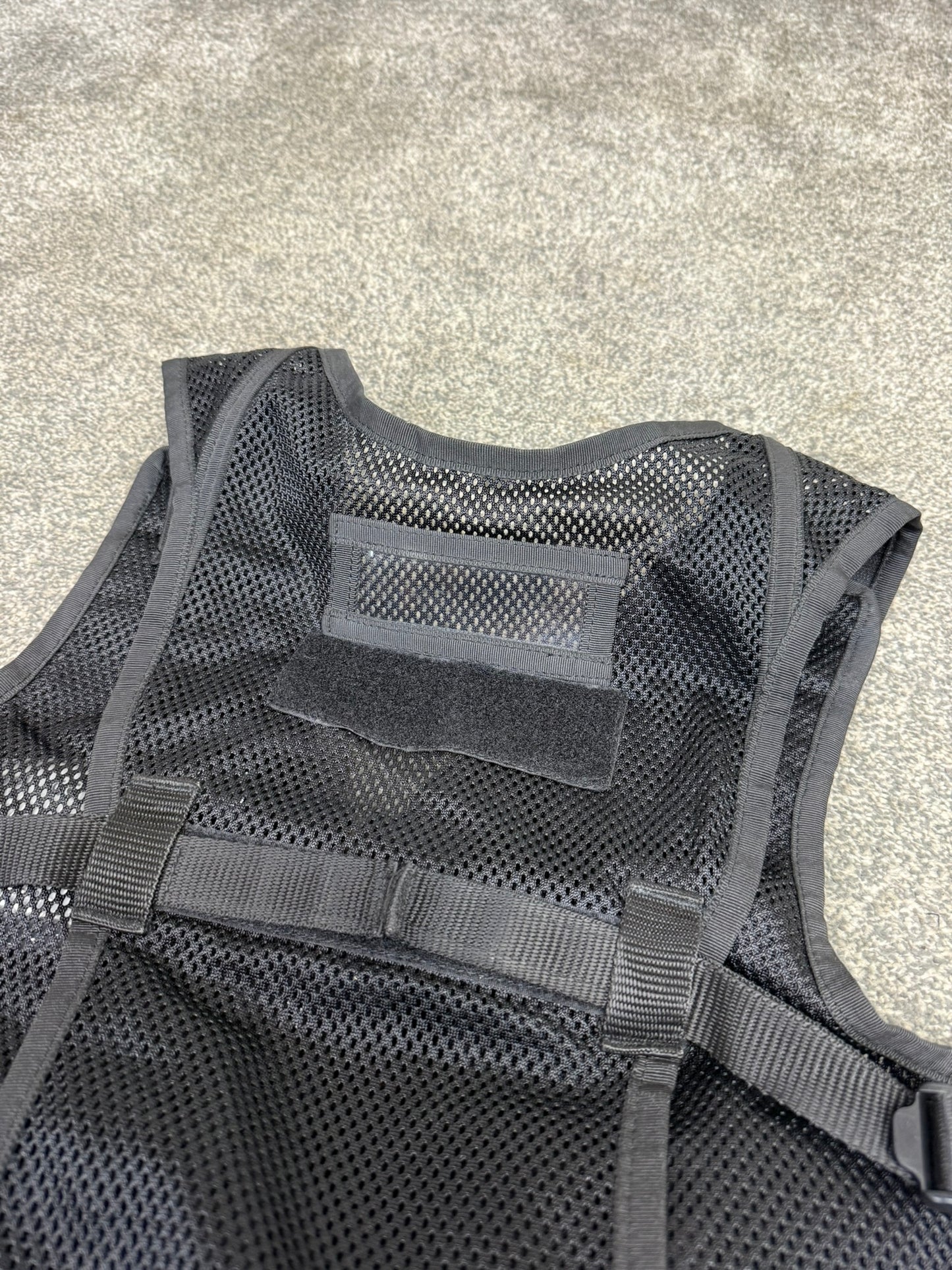 Ex Police Black Arktis Tactical Utility Vest & Pouches Security Airsoft - Small