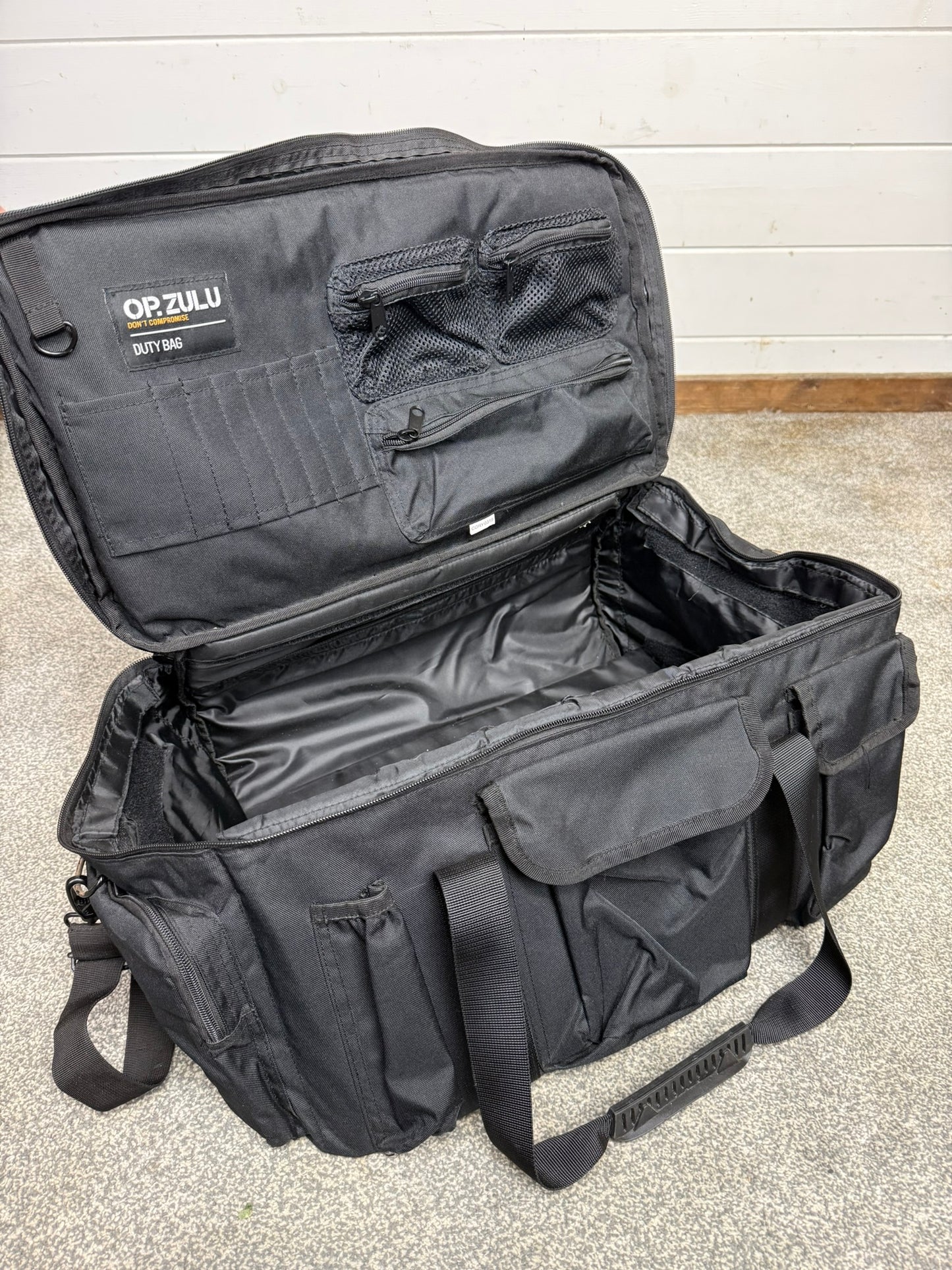 Op.Zulu Black Holdall Police Security Duty Kit Bag