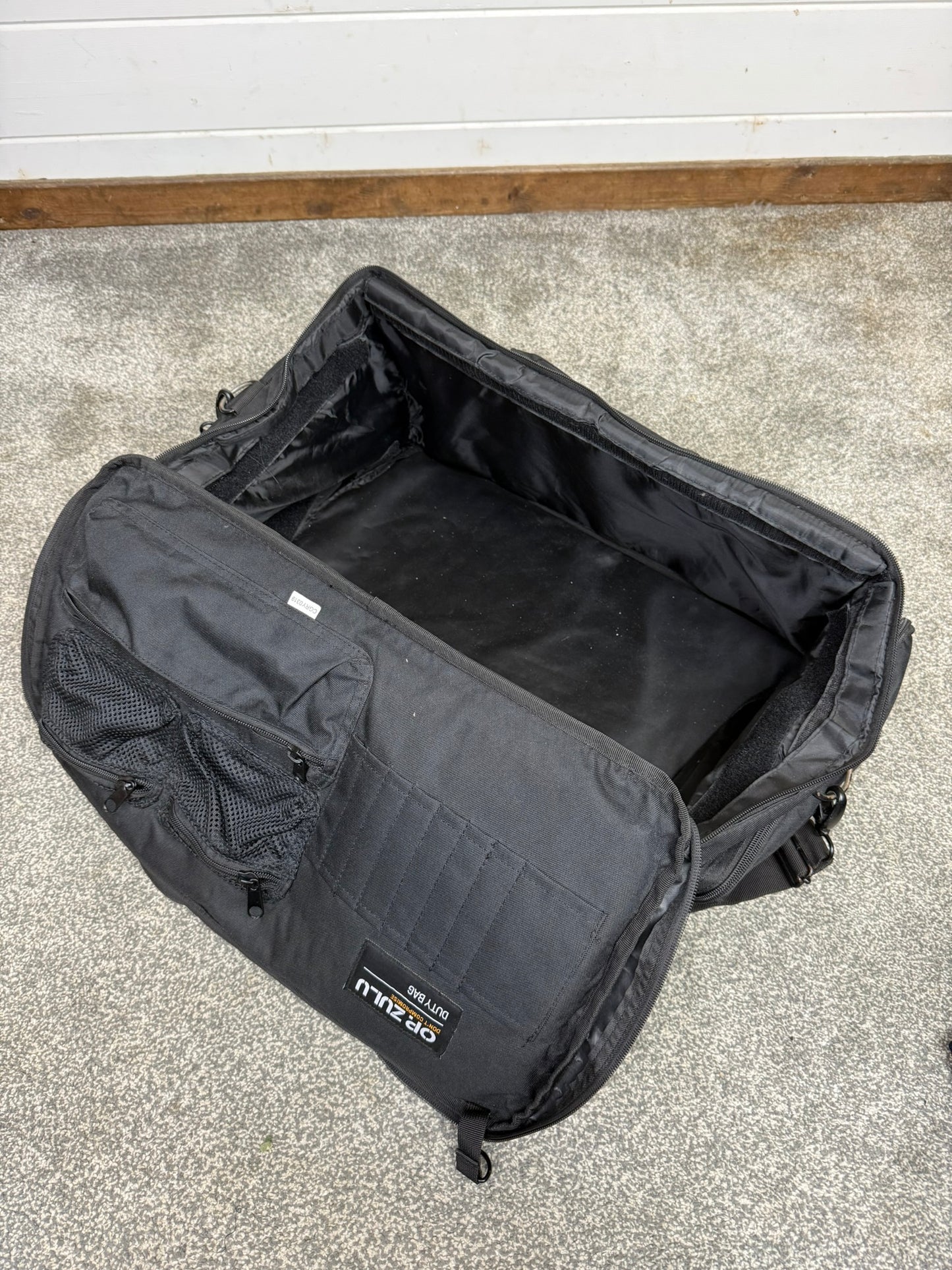 Op.Zulu Black Holdall Police Security Duty Kit Bag