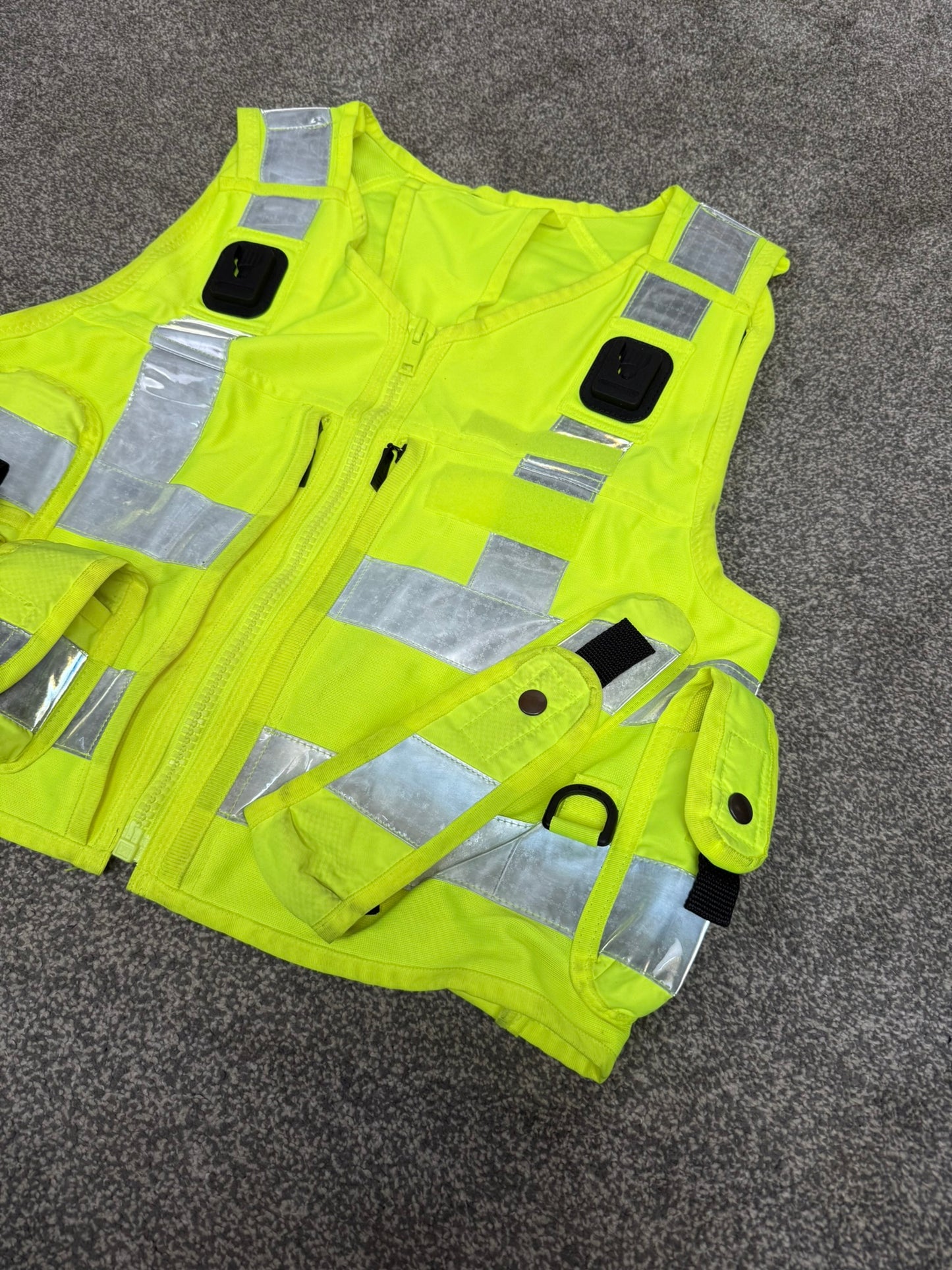 Ex Police Hi Vis Tac Vest Equipment Utility Vest Model 774 Patrol SIA Security