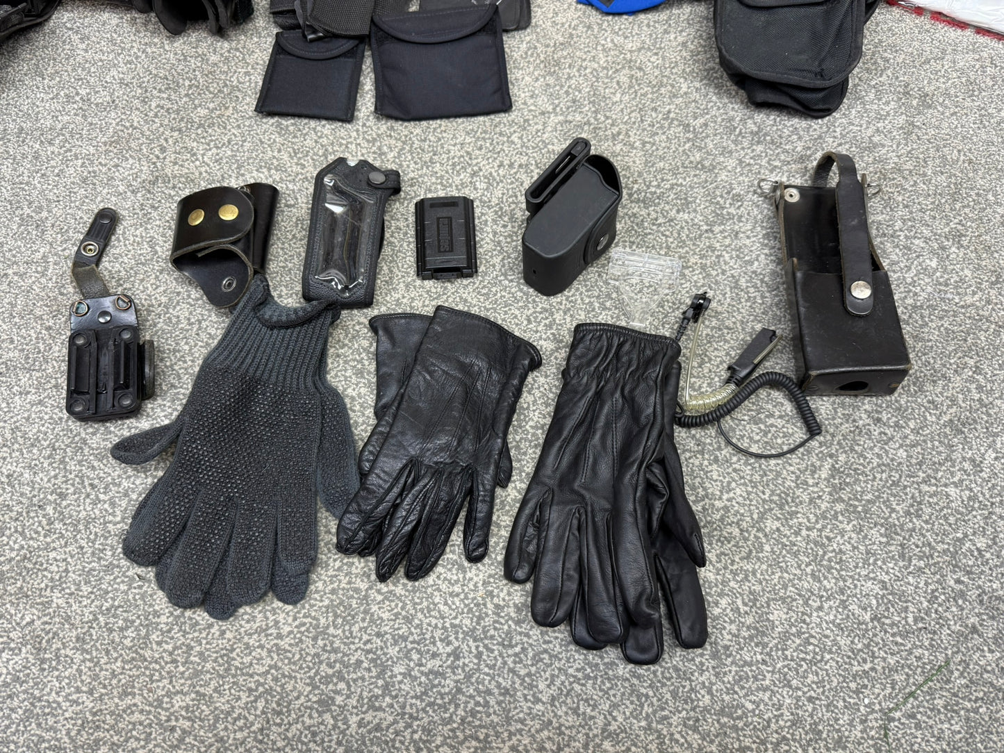 Ex Police Accessory Job Lot Belts Pouches Gloves Riot Security Bundle Lot