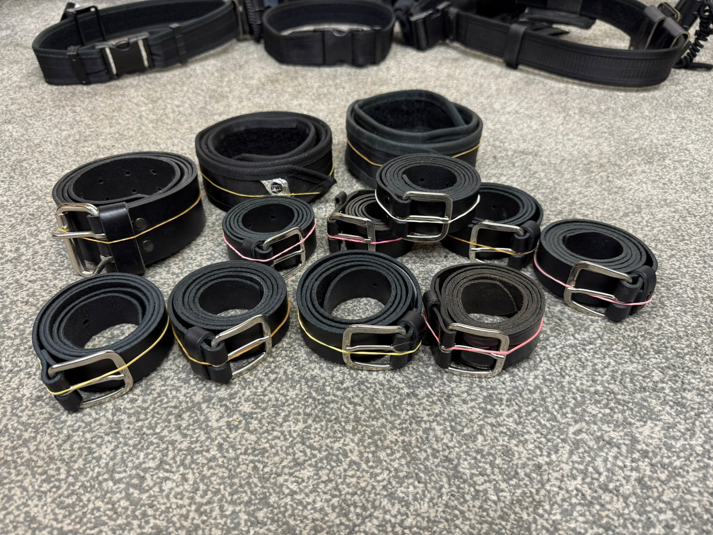 Ex Police Accessory Job Lot Belts Pouches Gloves Riot Security Bundle Lot