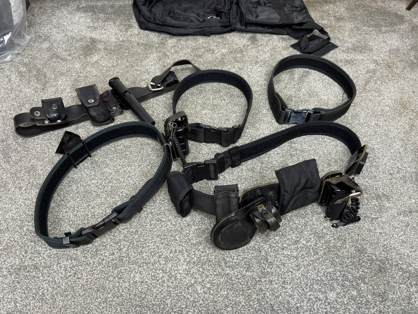 Ex Police Accessory Job Lot Belts Pouches Gloves Riot Security Bundle Lot