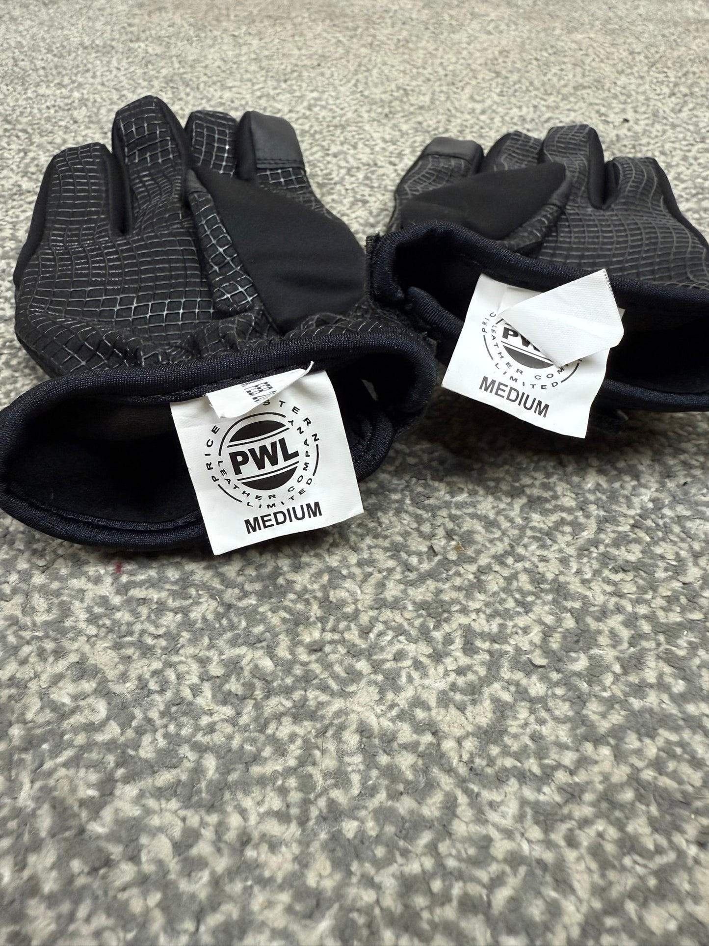Ex Police PWL Gloves Black Security Patrol Wind Resistant Motorcycle
