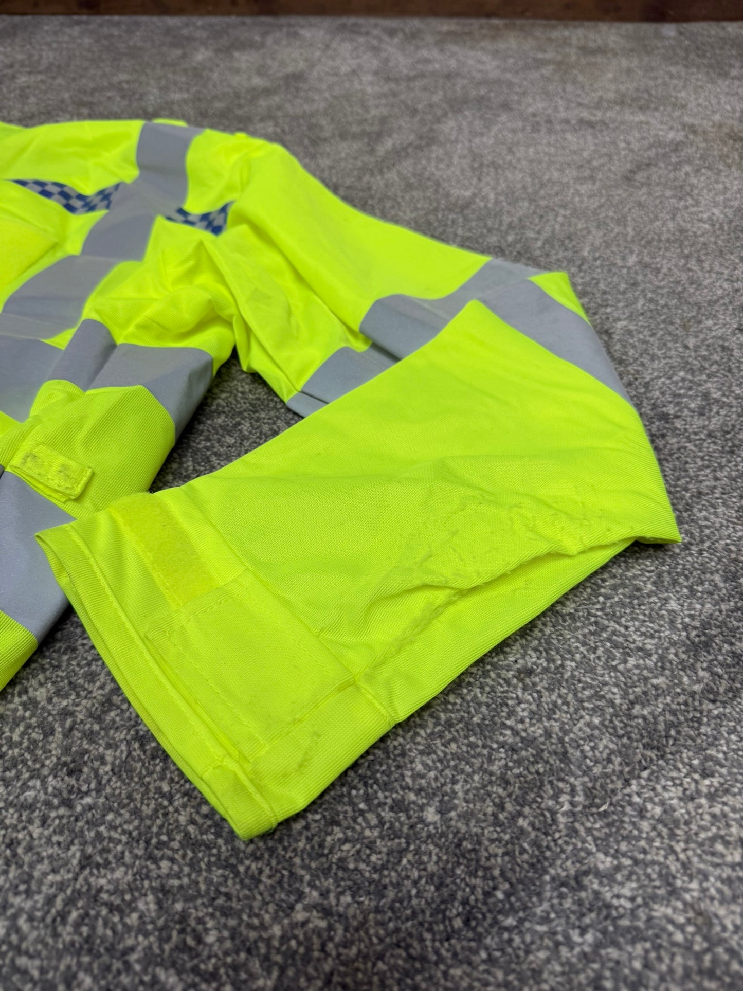Hi Vis Lightweight Motorbike Bomber Jacket Ex Police Security Recovery Biker G2