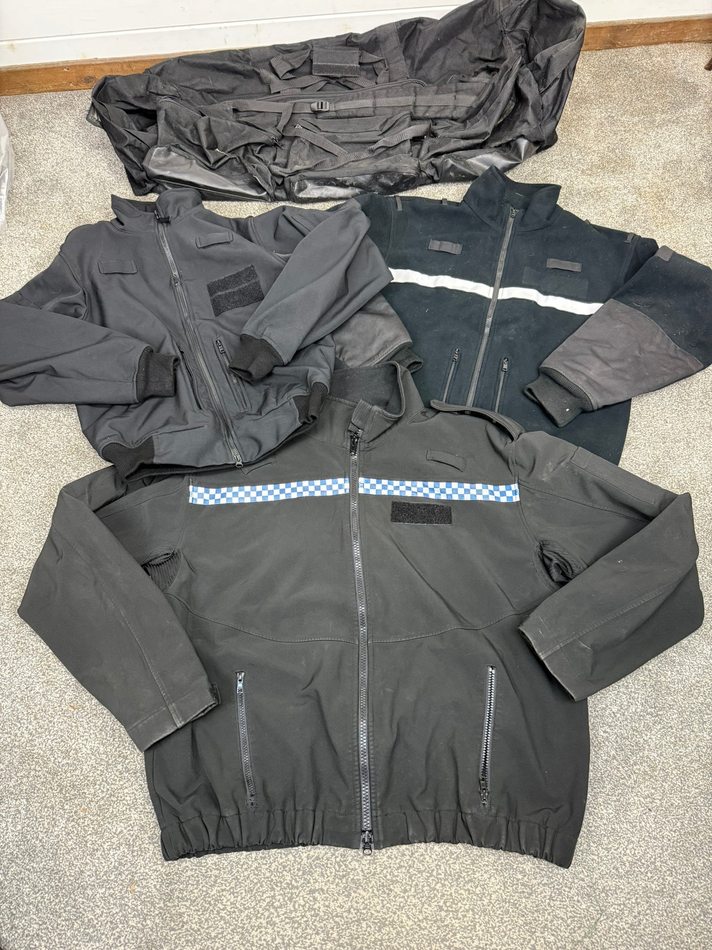 Ex Police Fleece Soft Shell Jacket Liners Trousers Holdall Job Lot